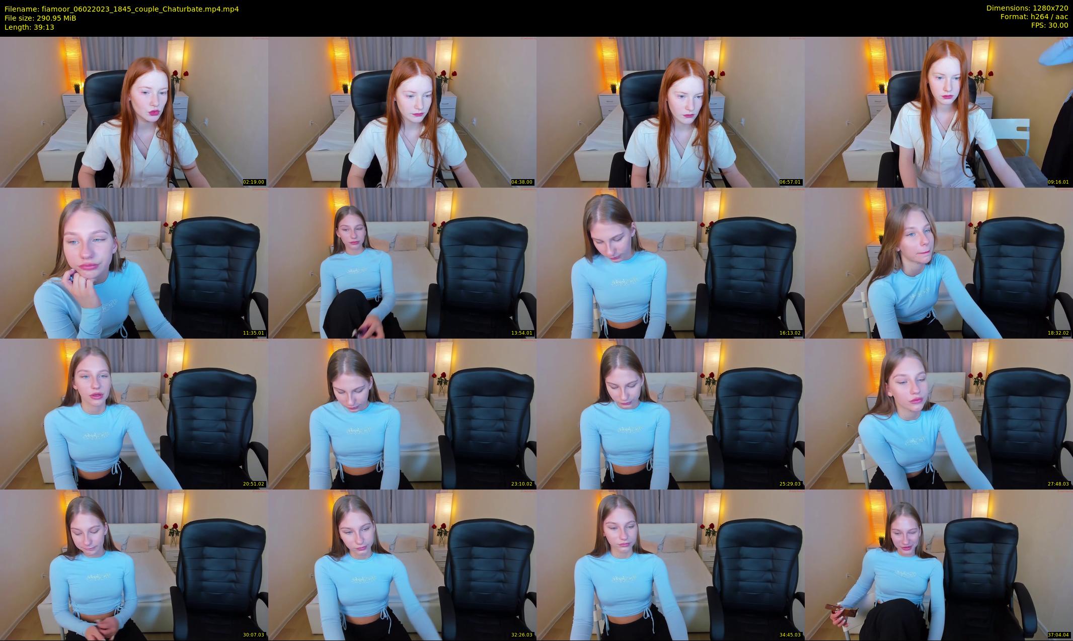 fiamoor — 40 minute Chaturbate female cam show recording, 720p, Feb 6, 2023