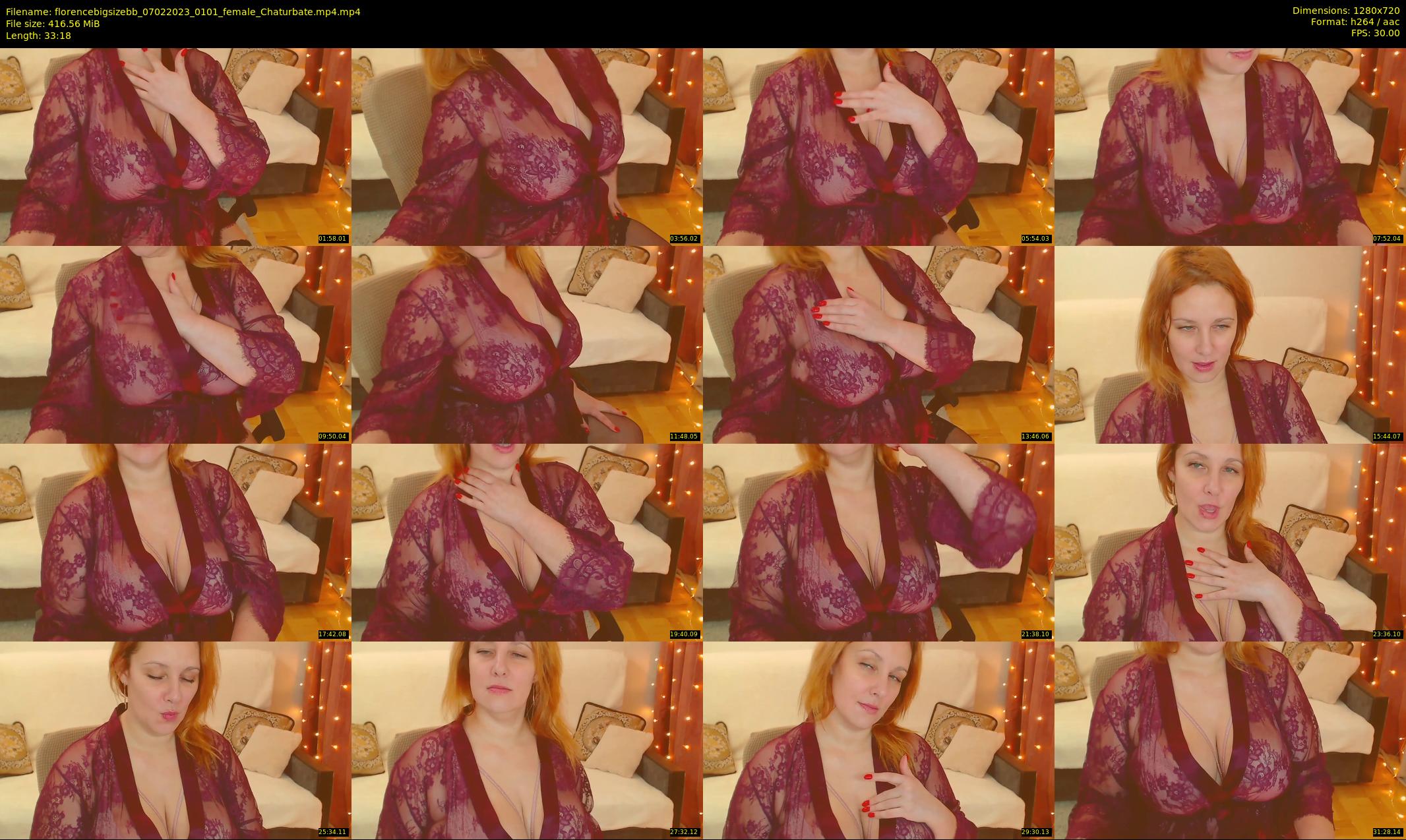 florencebigsizebb — 34 minute Chaturbate female cam show recording, 720p, Feb 7, 2023