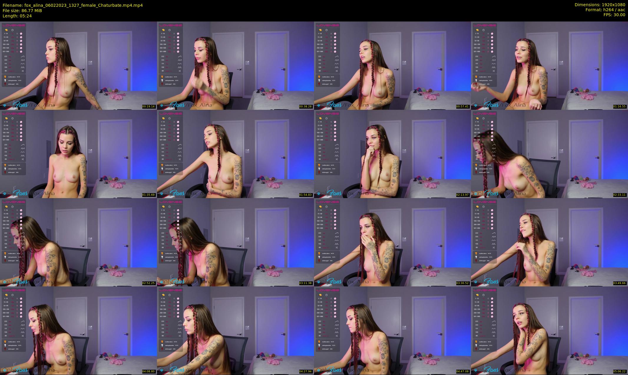 fox_alina — 6 minute Chaturbate female cam show recording, 1080p, Feb 6, 2023