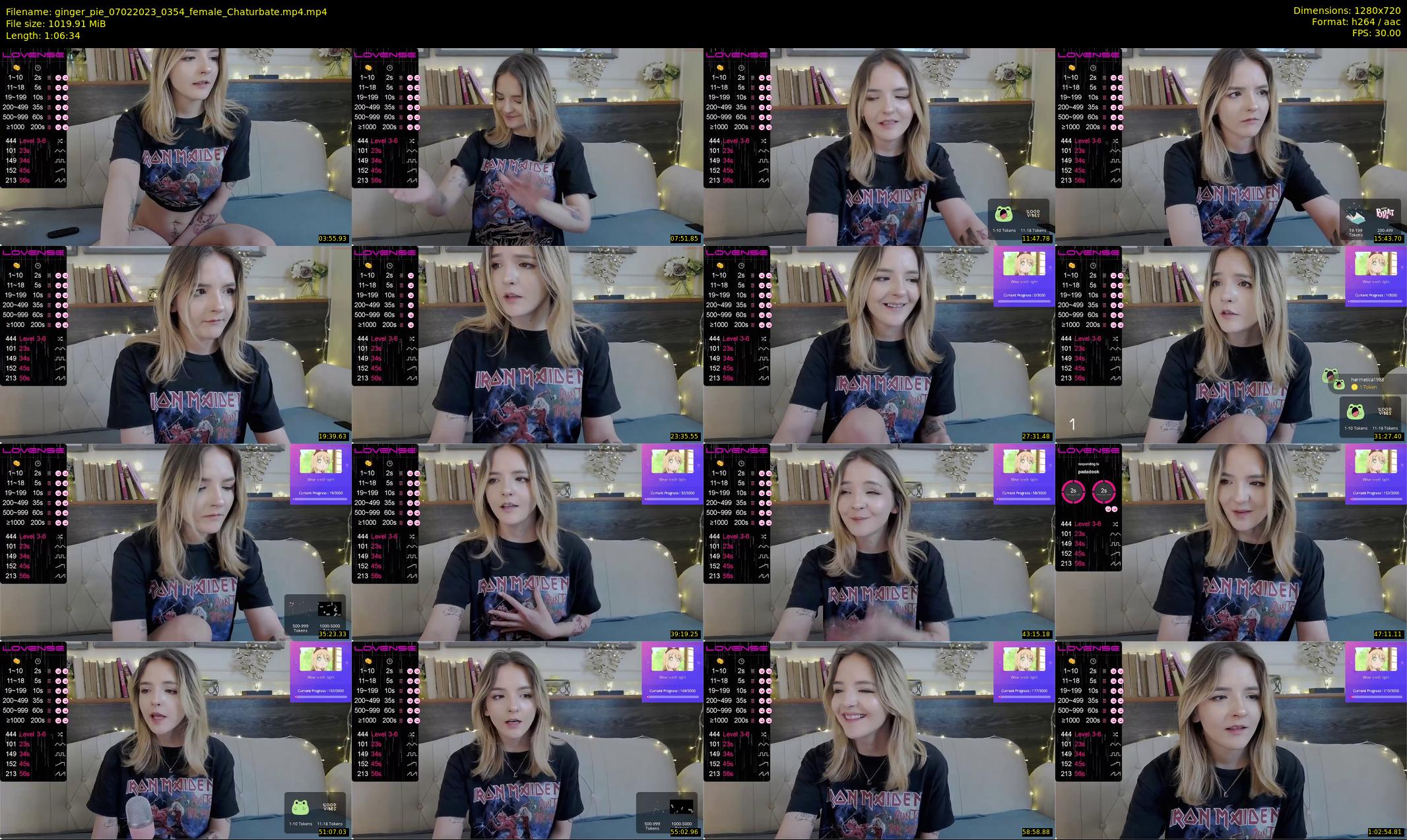 ginger_pie — 67 minute Chaturbate female cam show recording, 720p, Feb 7, 2023