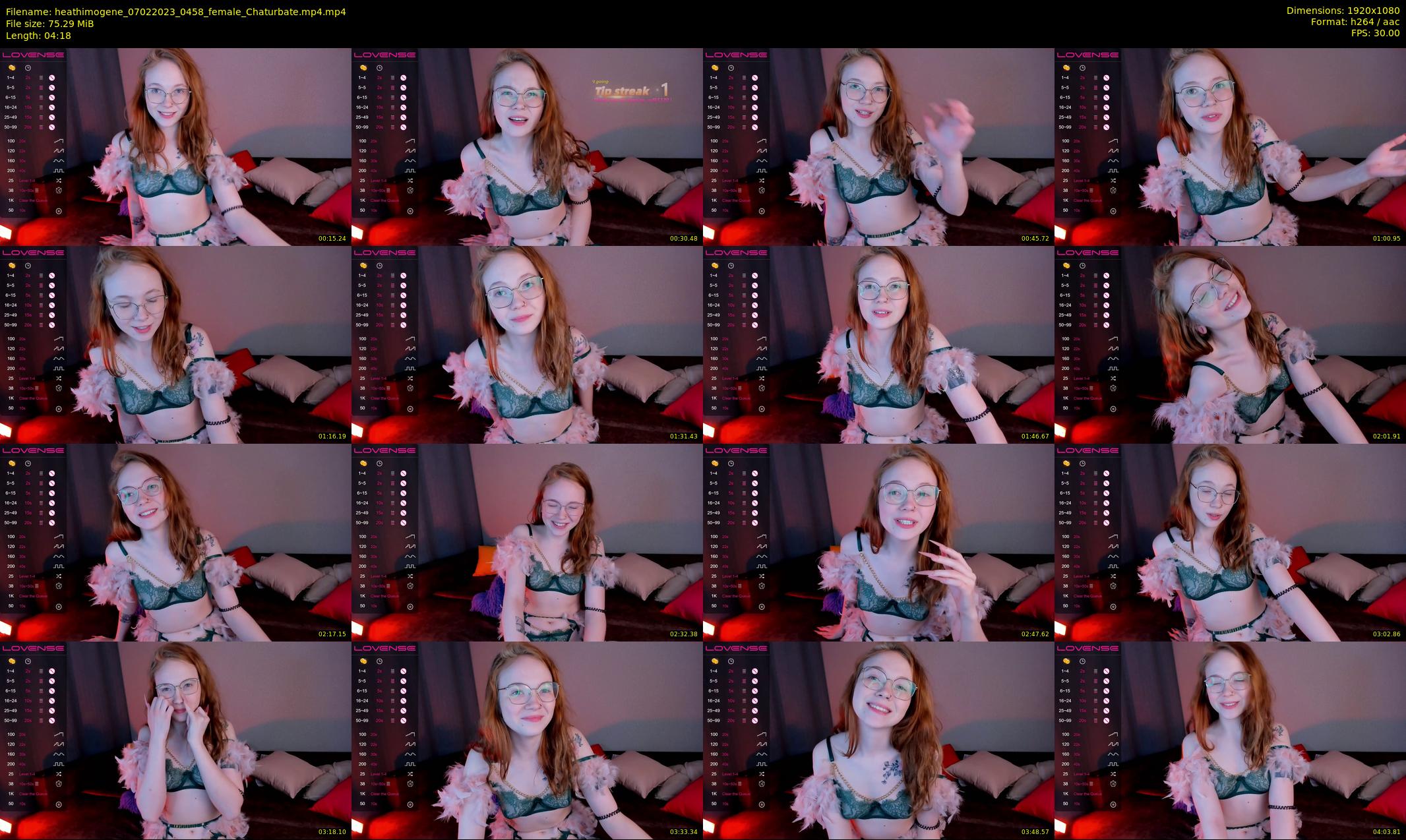 heathimogene — 5 minute Chaturbate female cam show recording, 1080p, Feb 7, 2023