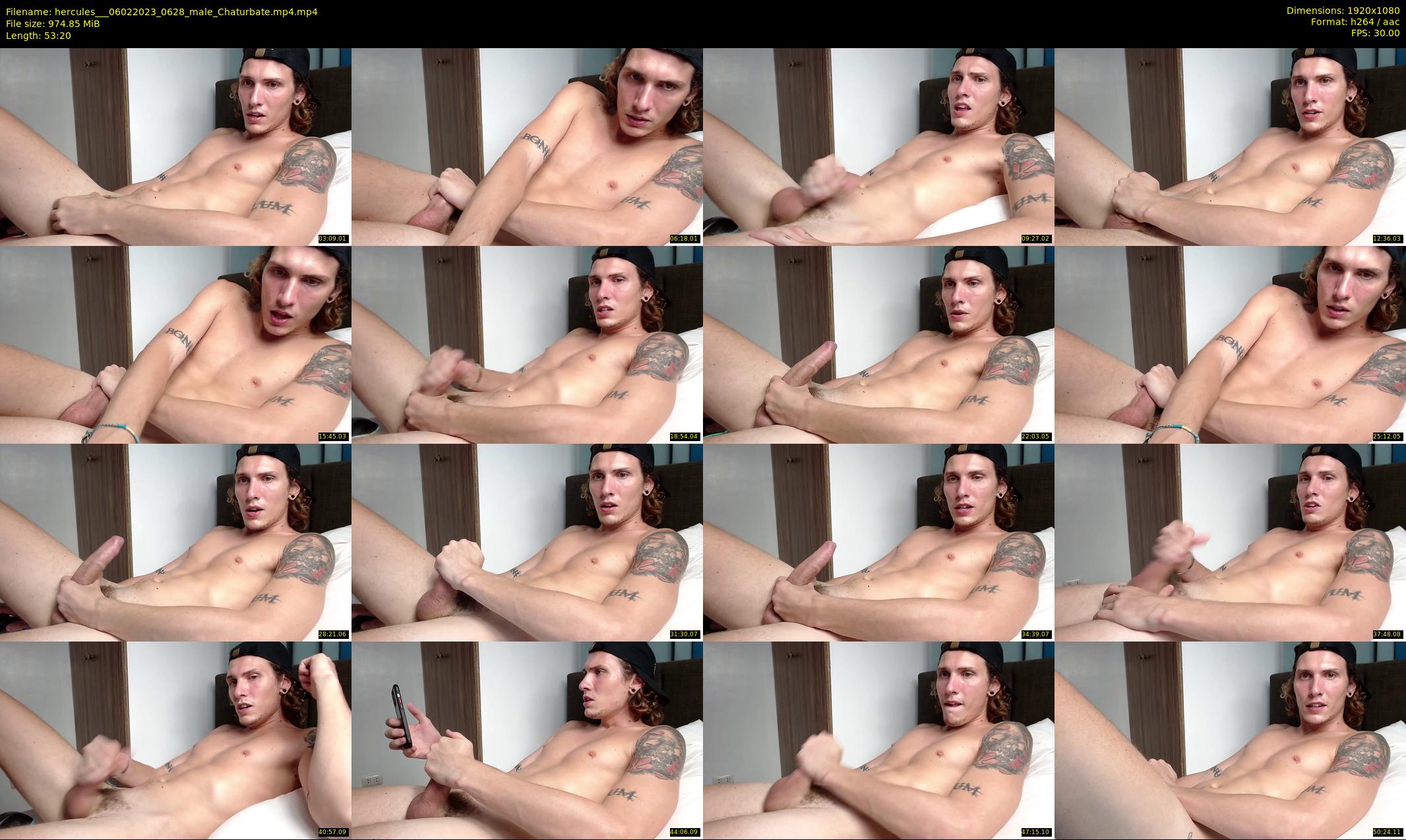 hercules__ — 54 minute Chaturbate male cam show recording, 1080p, Feb 6, 2023