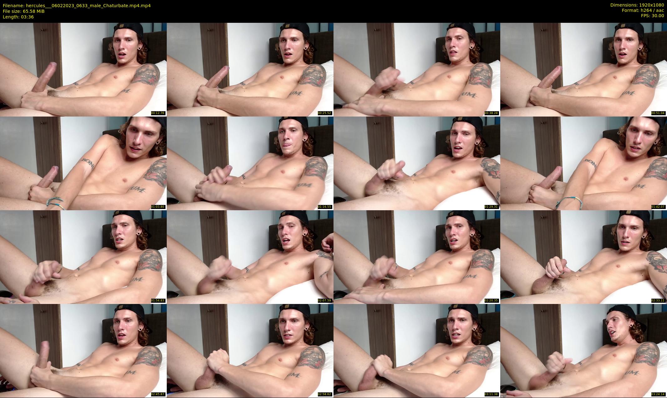 hercules__ — 4 minute Chaturbate male cam show recording, 1080p, Feb 6, 2023
