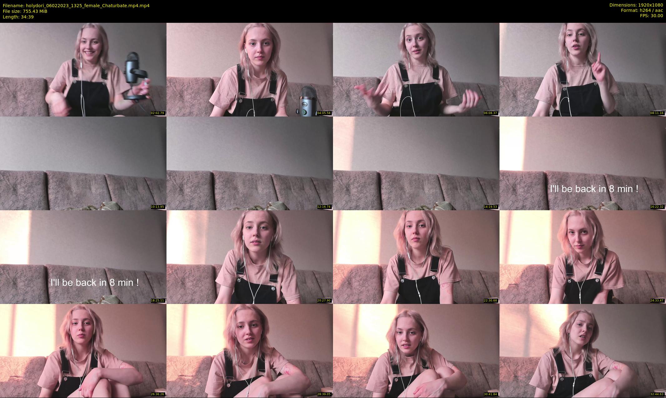 holydori — 35 minute Chaturbate female cam show recording, 1080p, Feb 6, 2023