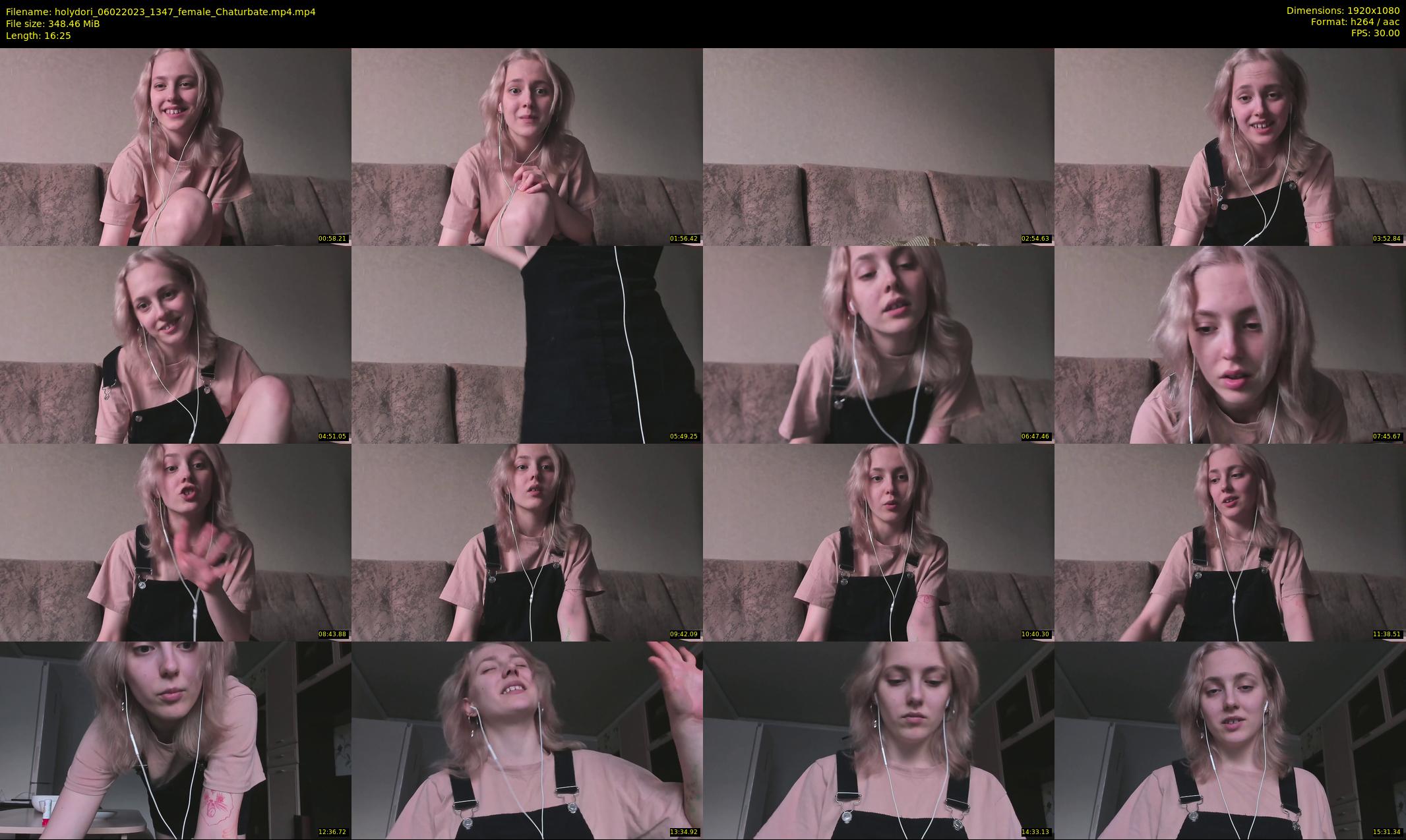 holydori — 17 minute Chaturbate female cam show recording, 1080p, Feb 6, 2023