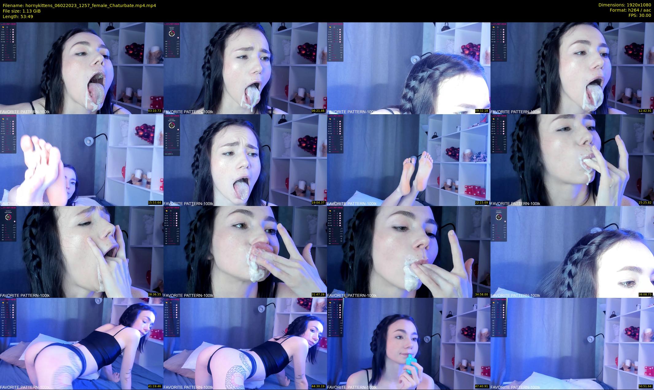 hornykittens — 54 minute Chaturbate couple cam show recording, 1080p, Feb 6, 2023