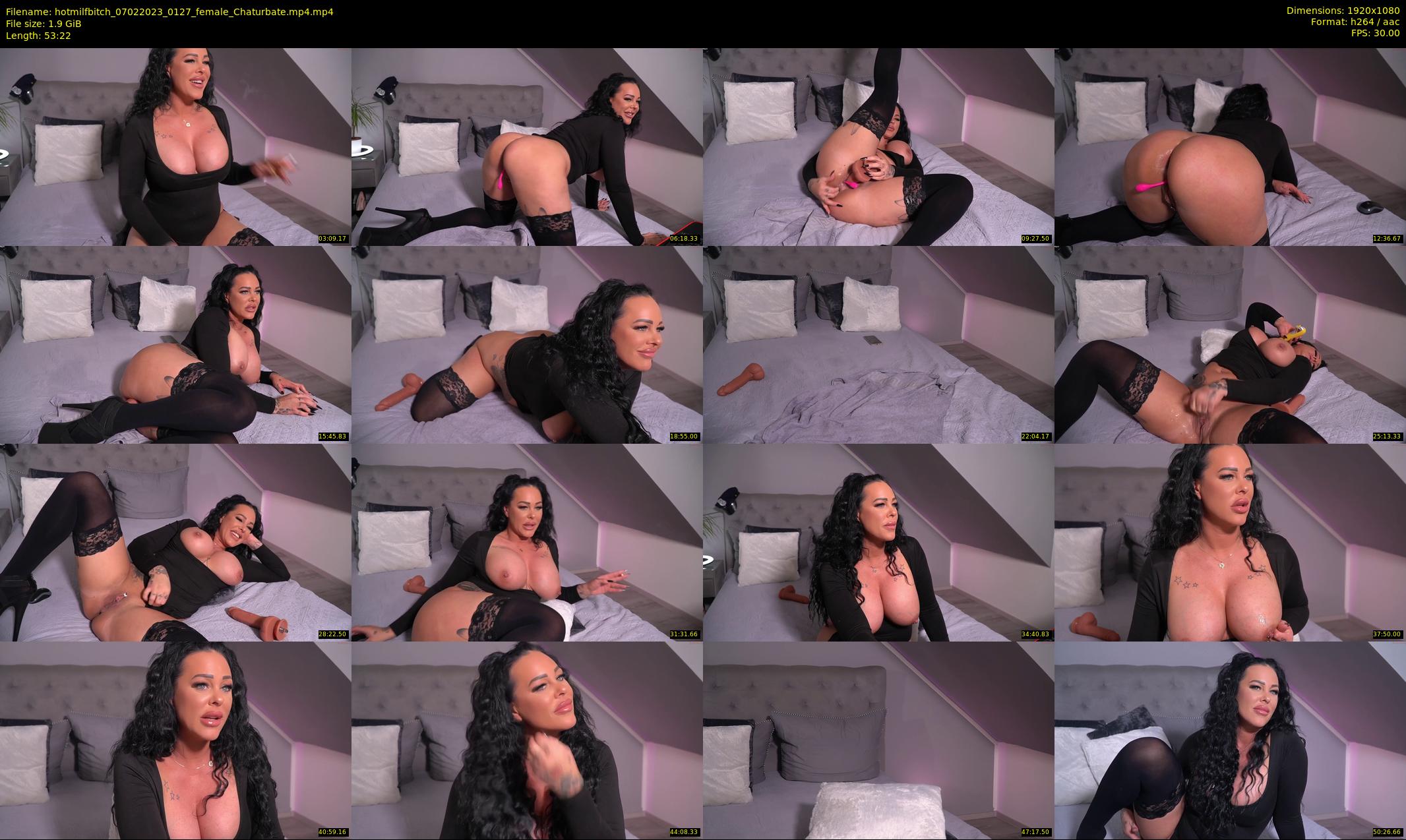 hotmilfbitch — 54 minute Chaturbate female cam show recording, 1080p, Feb 7, 2023