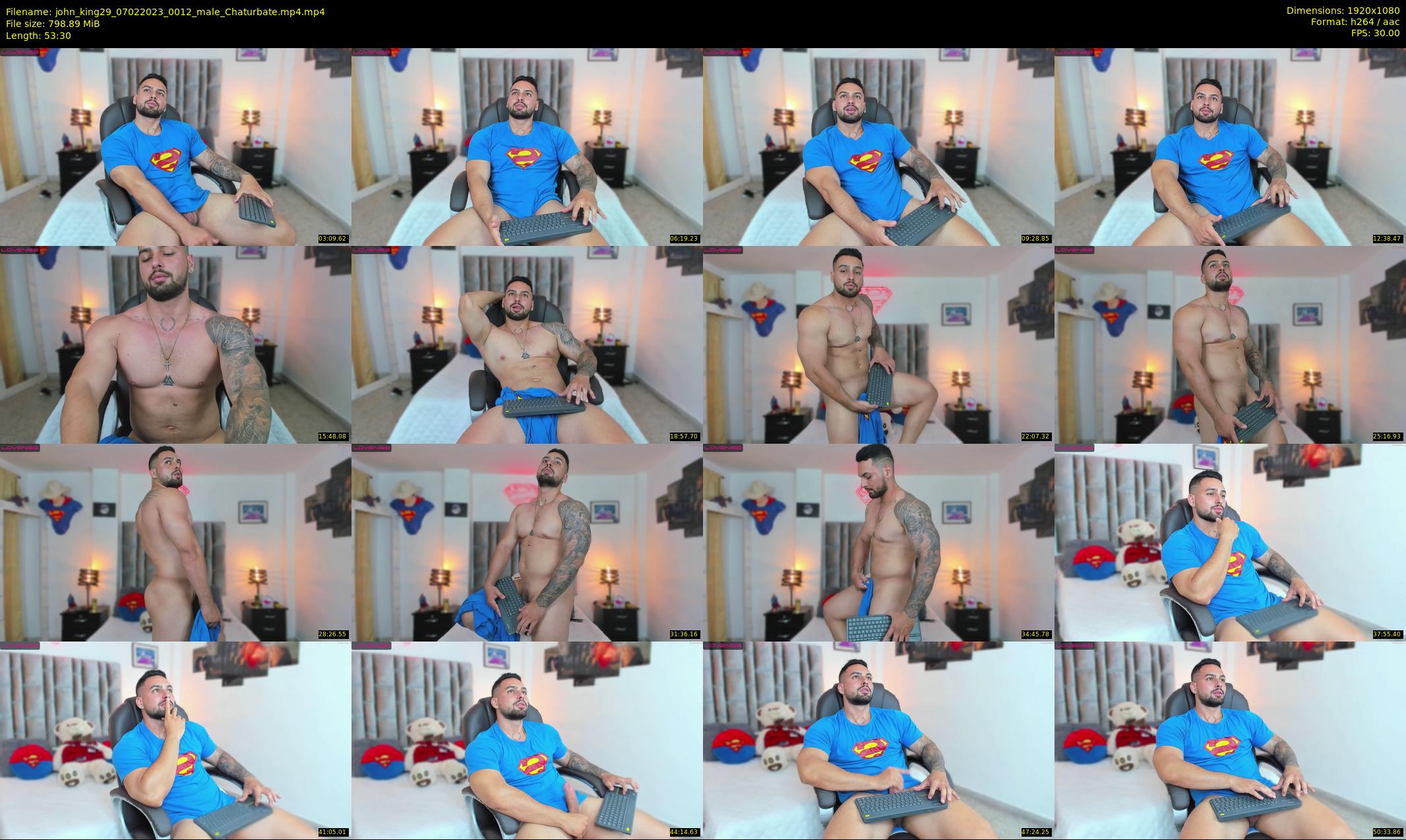 john_king29 — 54 minute Chaturbate male cam show recording, 1080p, Feb 7, 2023