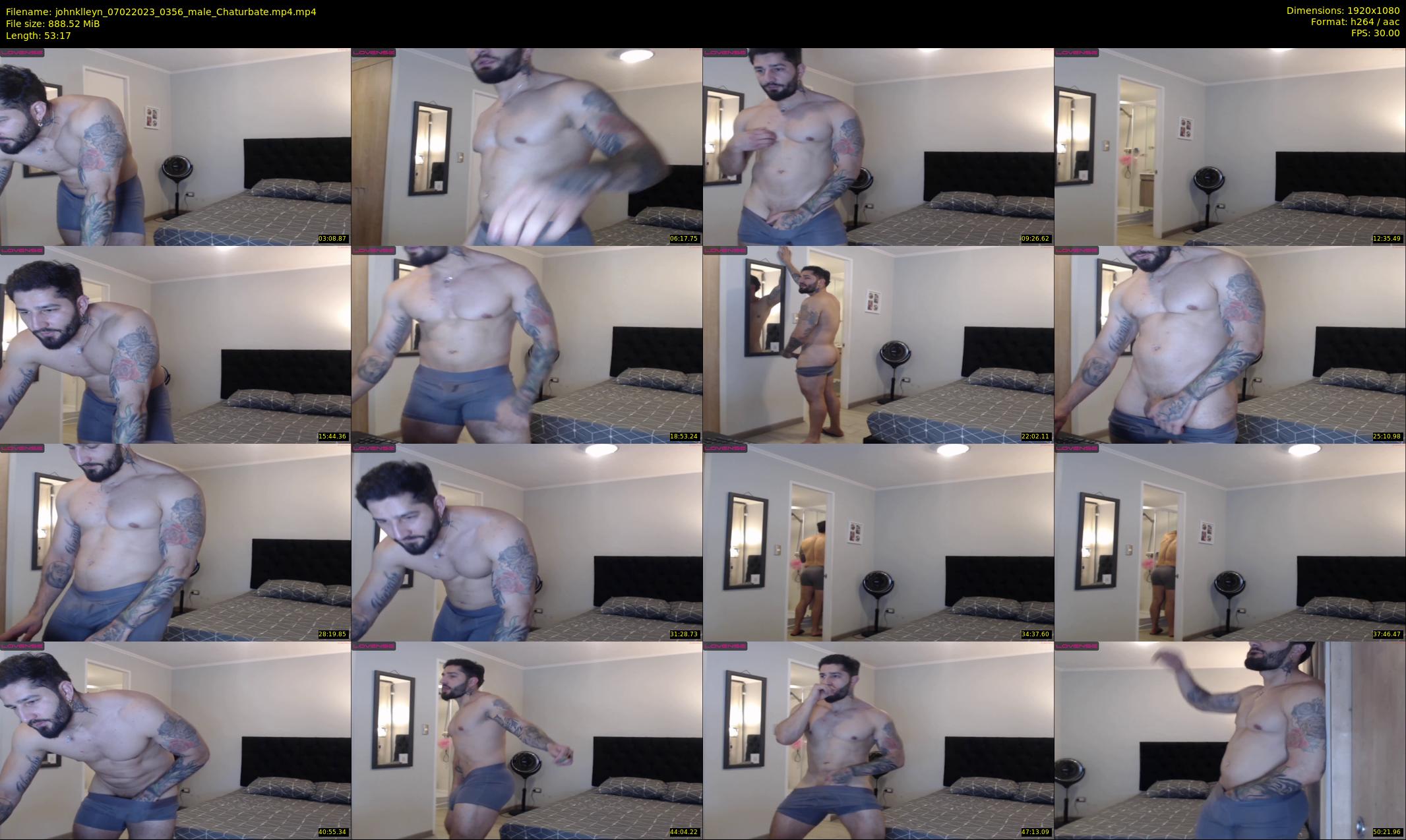johnklleyn — 54 minute Chaturbate male cam show recording, 1080p, Feb 7, 2023