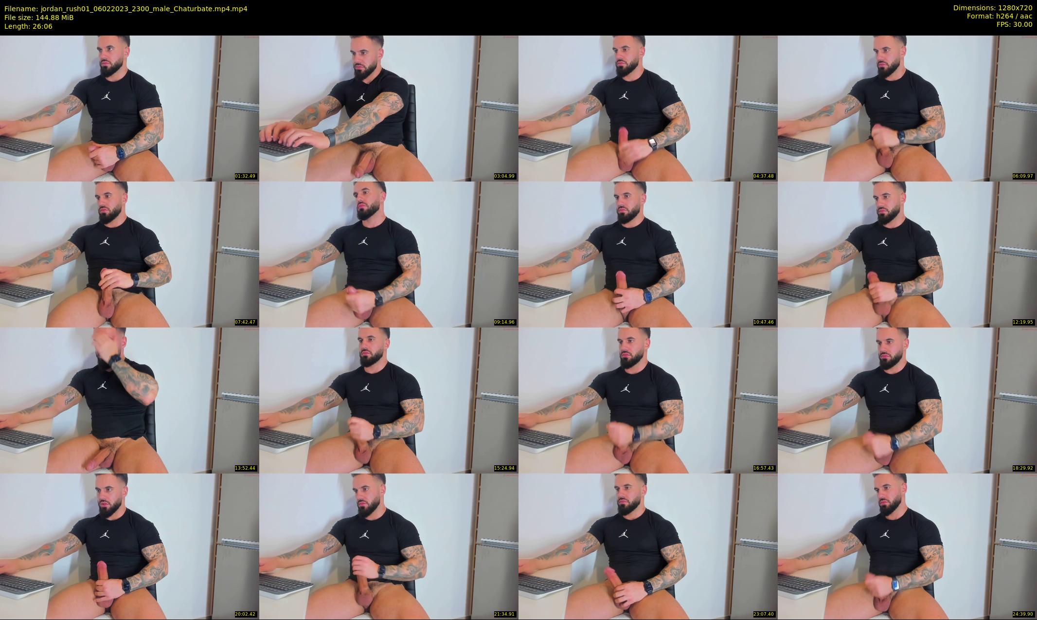 jordan_rush01 — 27 minute Chaturbate male cam show recording, 720p, Feb 6, 2023