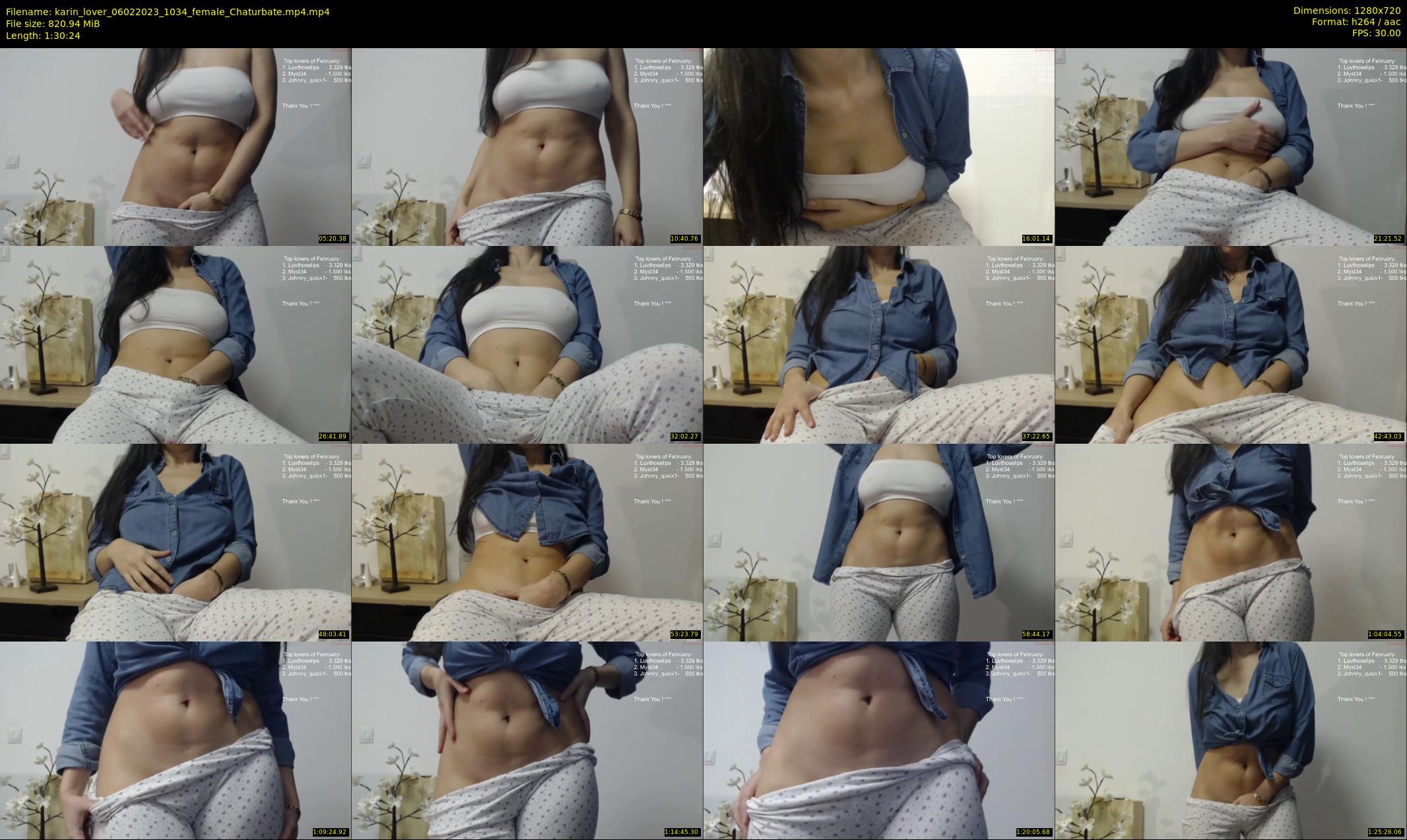 karin_lover — 91 minute Chaturbate female cam show recording, 720p, Feb 6, 2023