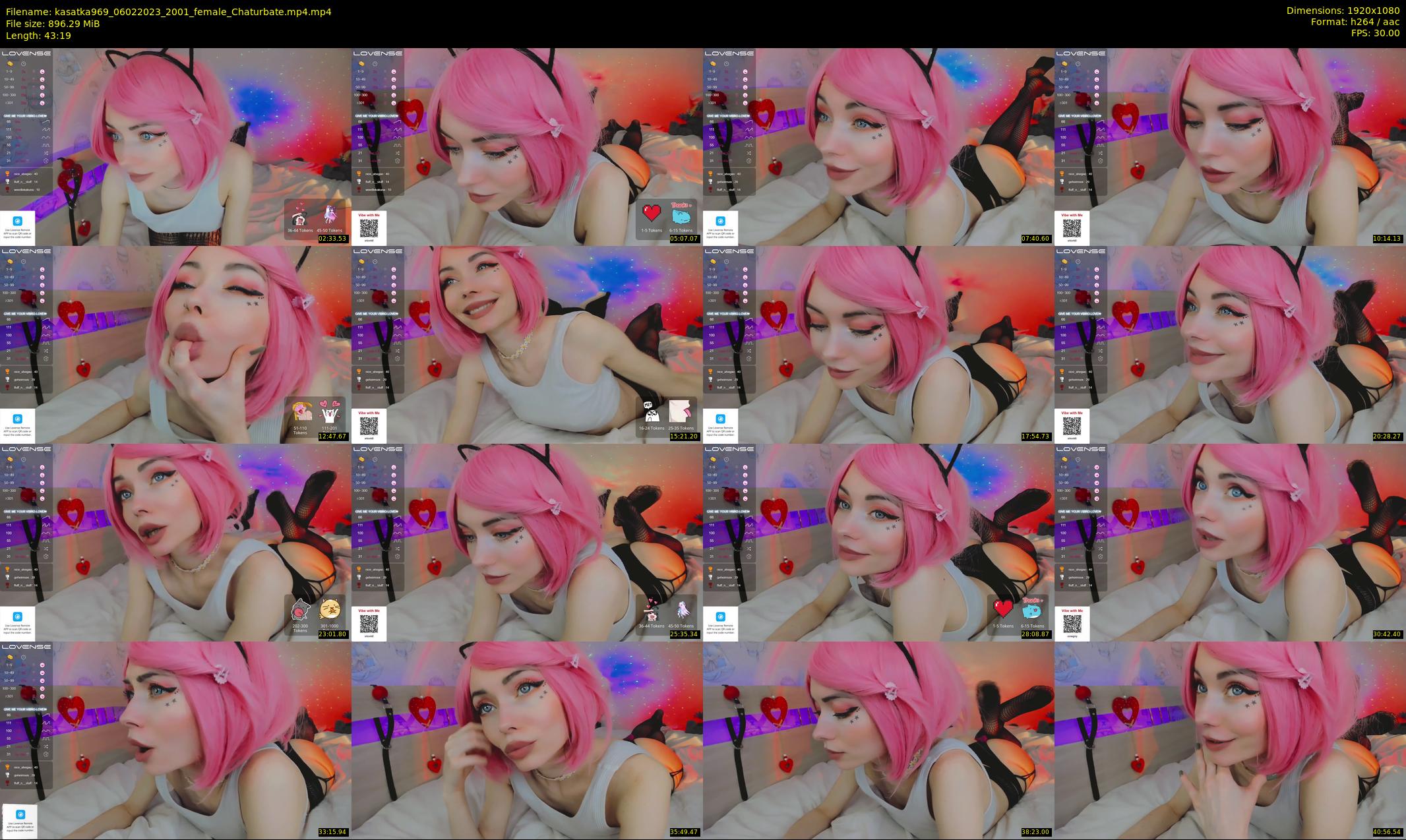 kasatka969 — 44 minute Chaturbate female cam show recording, 1080p, Feb 6, 2023
