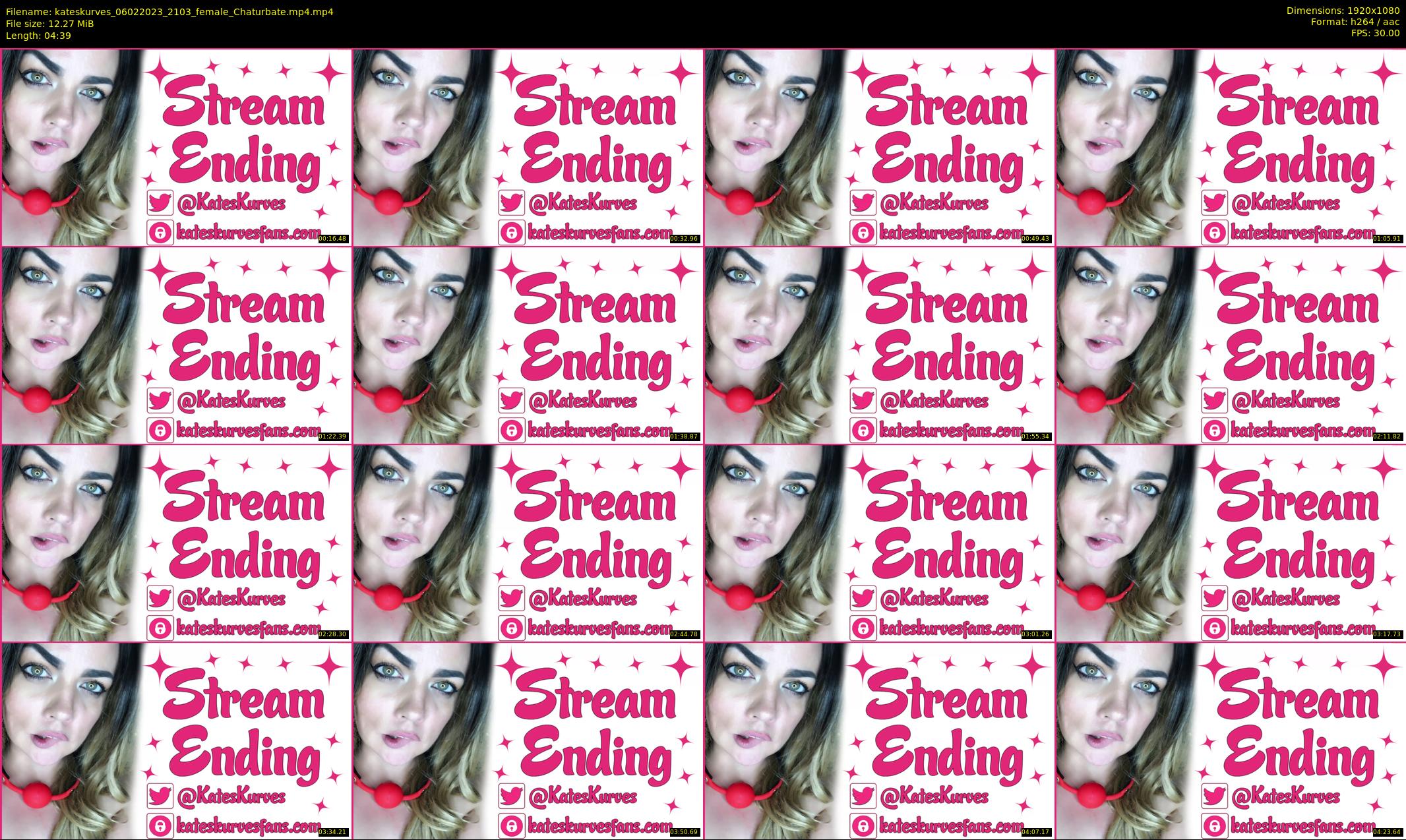 kateskurves — 5 minute Chaturbate female cam show recording, 1080p, Feb 6, 2023