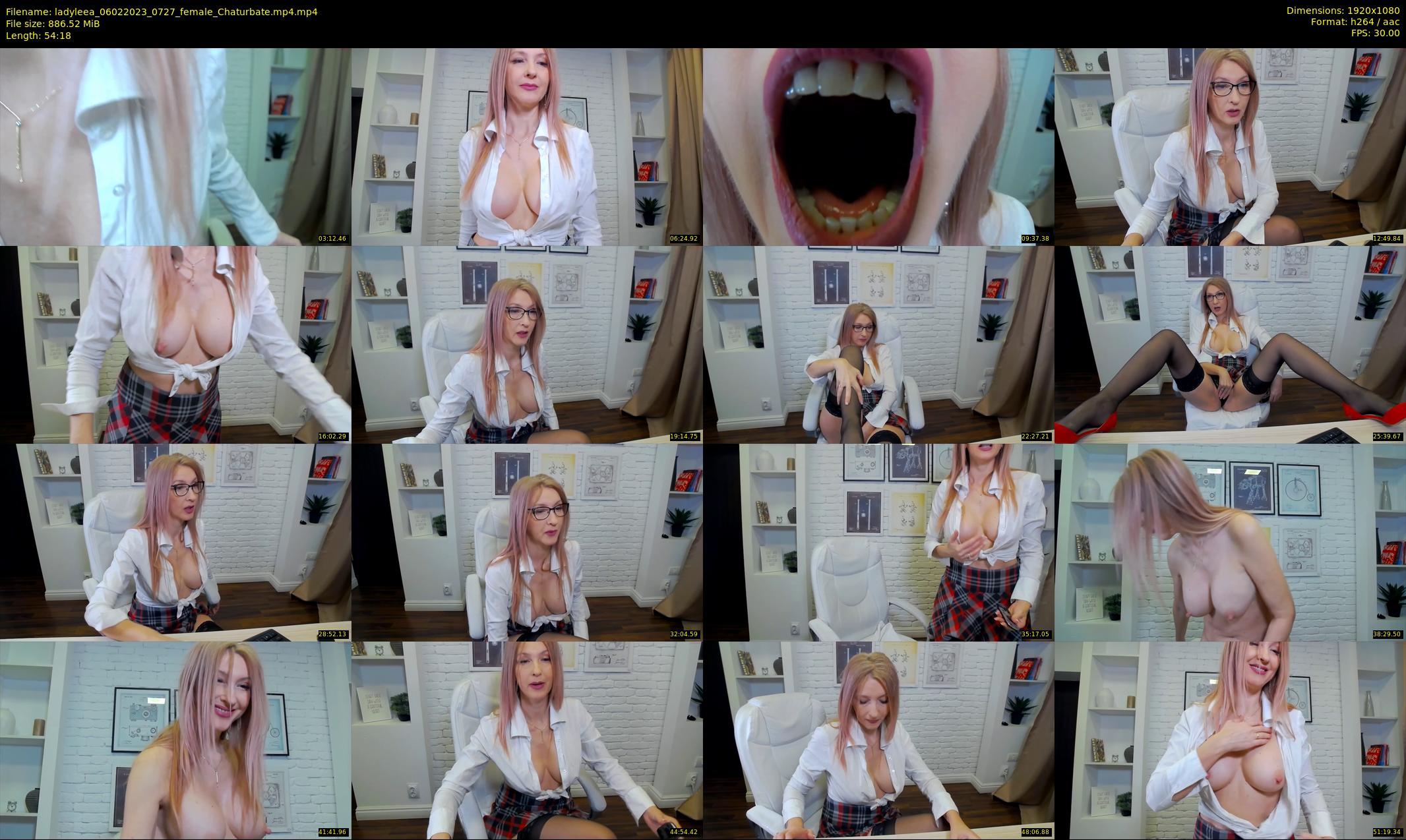 ladyleea — 55 minute Chaturbate female cam show recording, 1080p, Feb 6, 2023