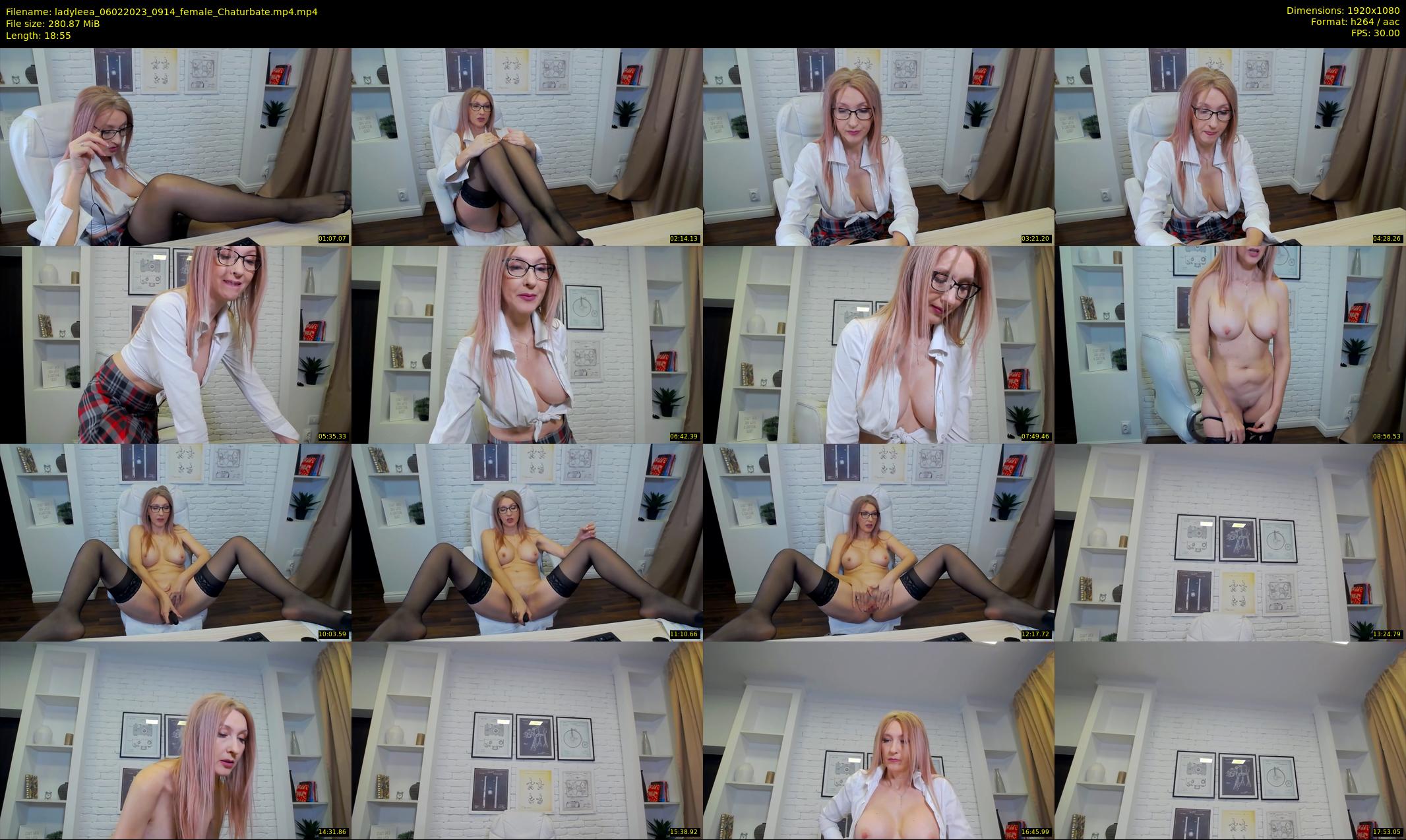 ladyleea — 19 minute Chaturbate female cam show recording, 1080p, Feb 6, 2023