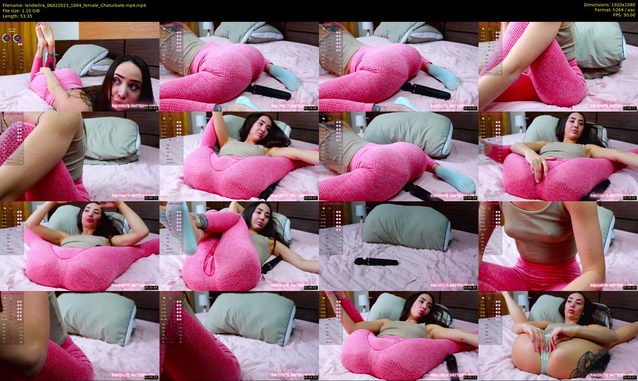 lendielira — 54 minute Chaturbate female cam show recording, 1080p, Feb 6, 2023