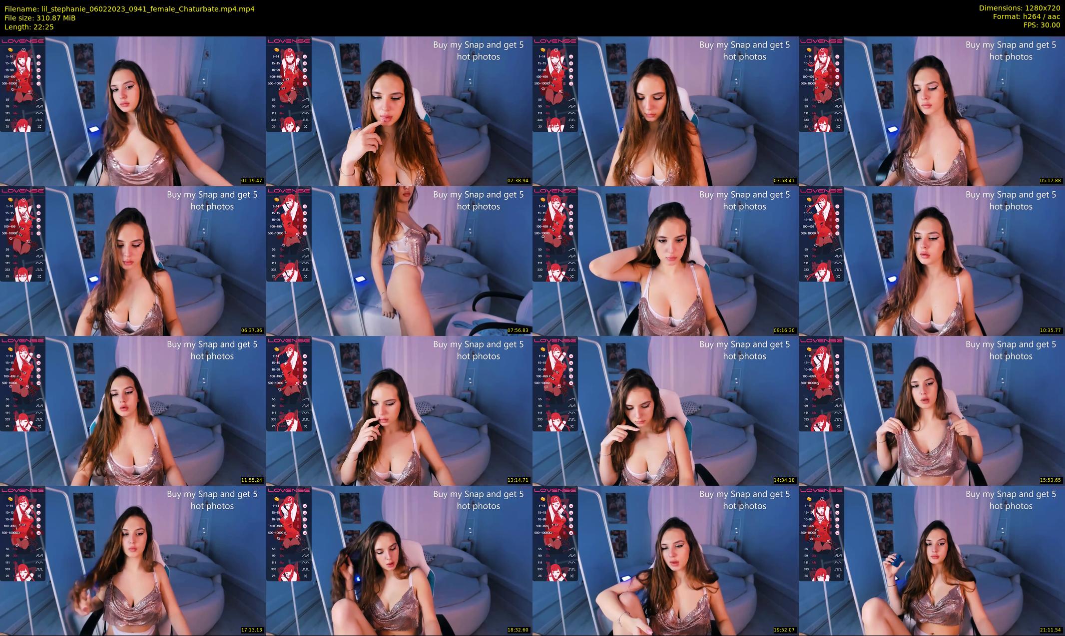 lil_stephanie — 23 minute Chaturbate female cam show recording, 720p, Feb 6, 2023