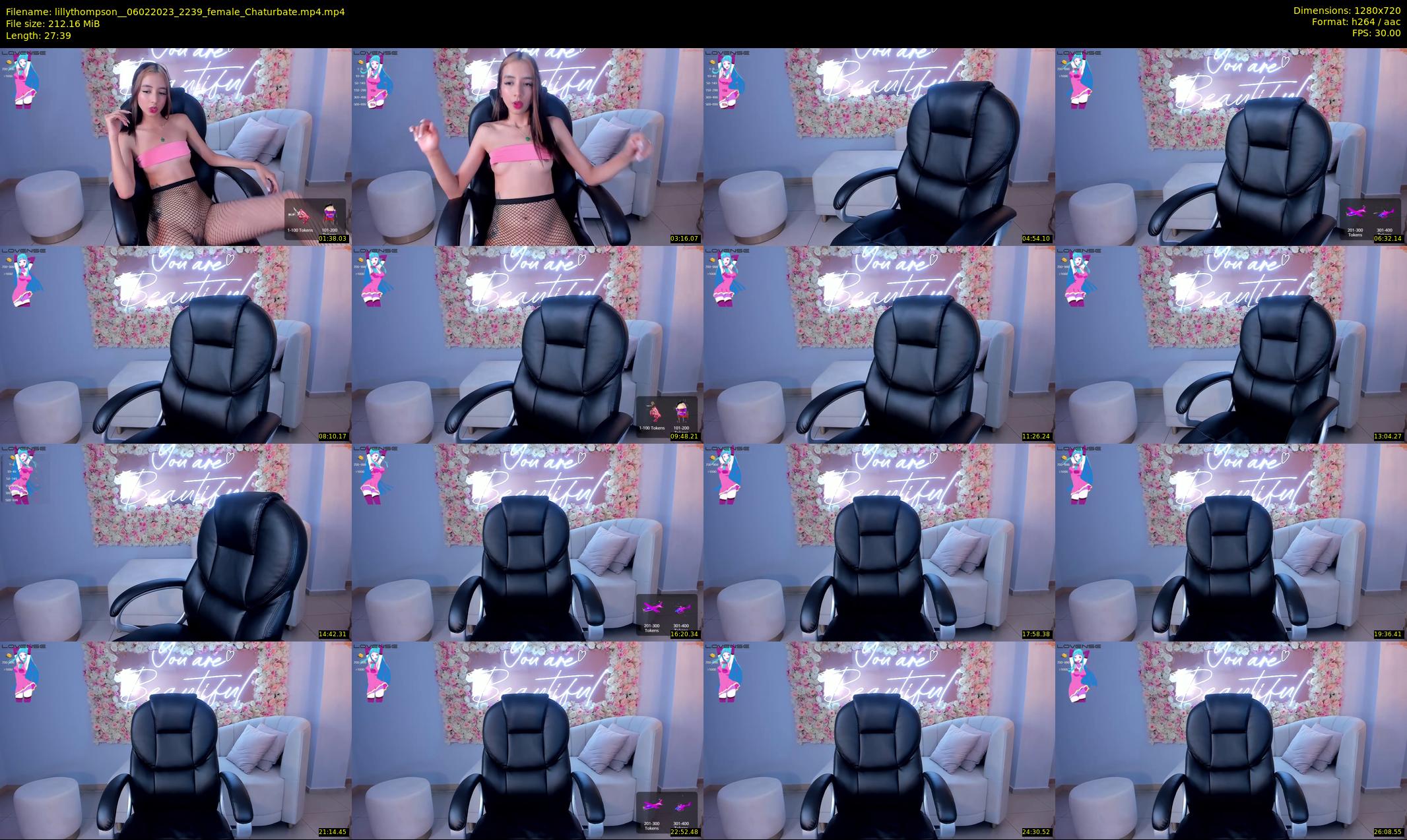 lillythompson_ — 28 minute Chaturbate female cam show recording, 720p, Feb 6, 2023