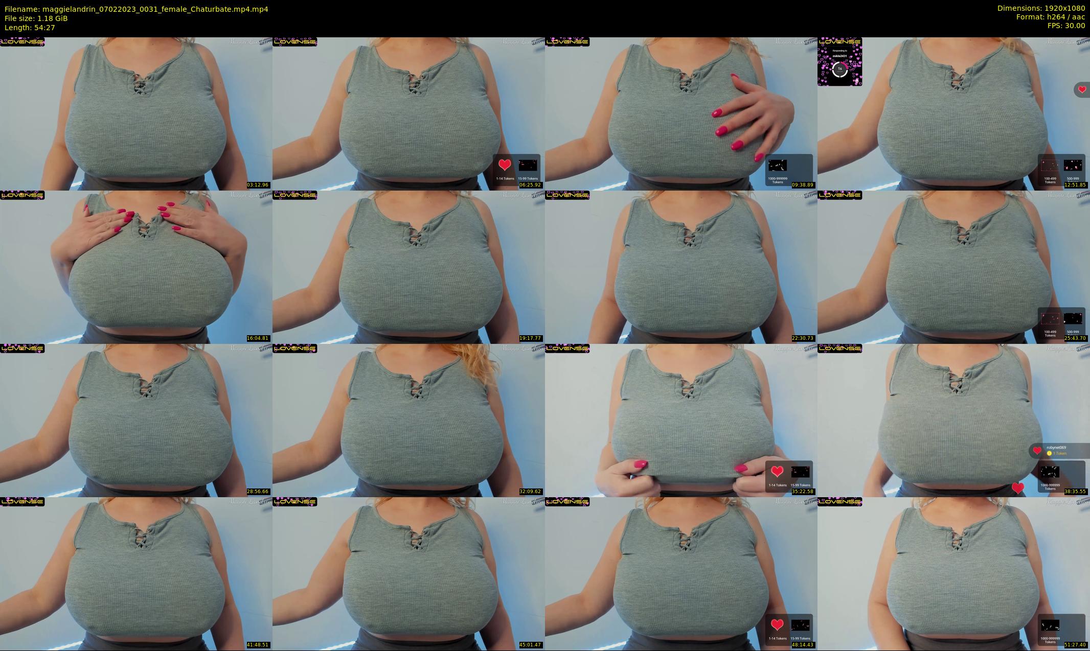maggielandrin — 55 minute Chaturbate female cam show recording, 1080p, Feb 7, 2023