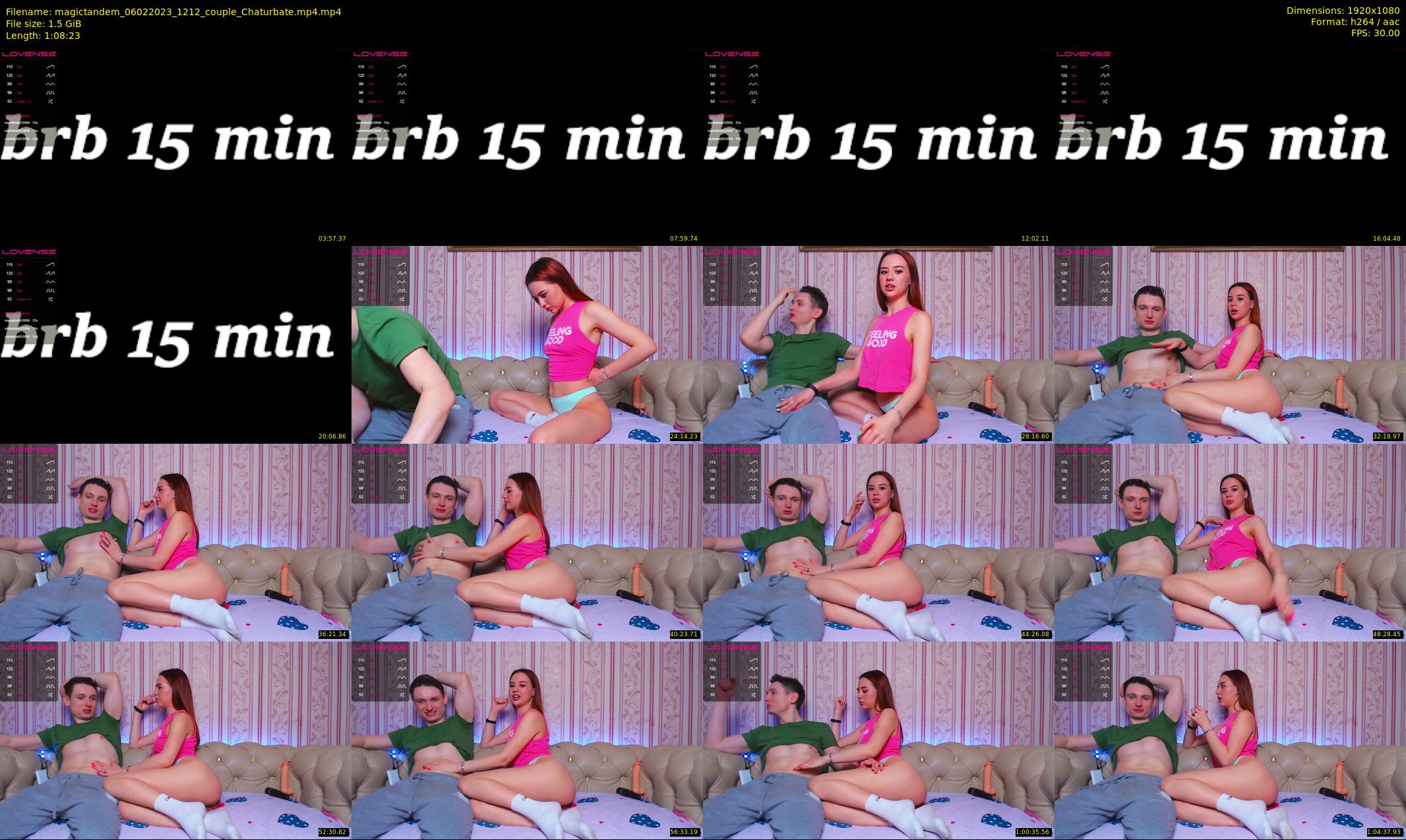 magictandem — 69 minute Chaturbate couple cam show recording, 1080p, Feb 6, 2023