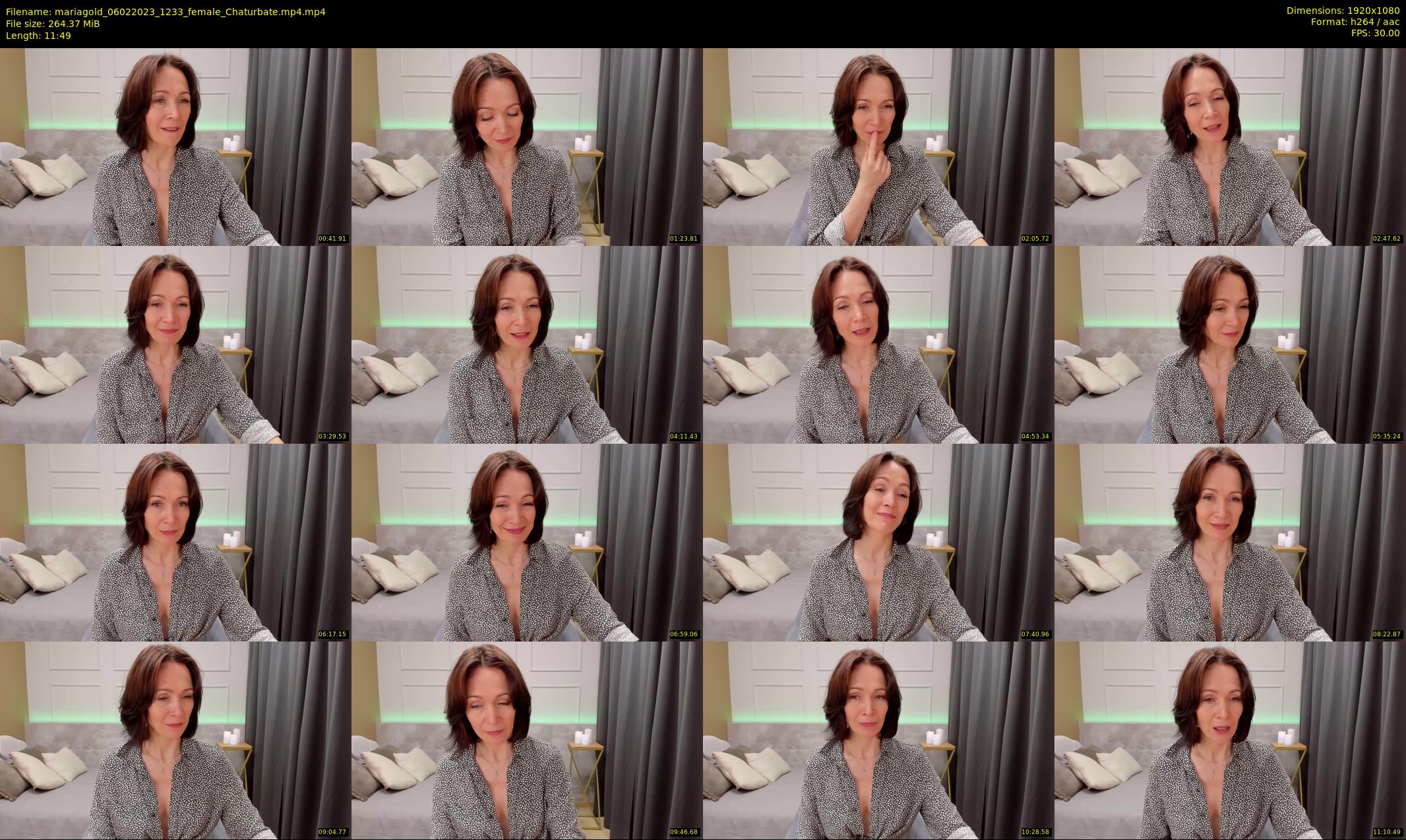 mariagold — 12 minute Chaturbate female cam show recording, 1080p, Feb 6, 2023