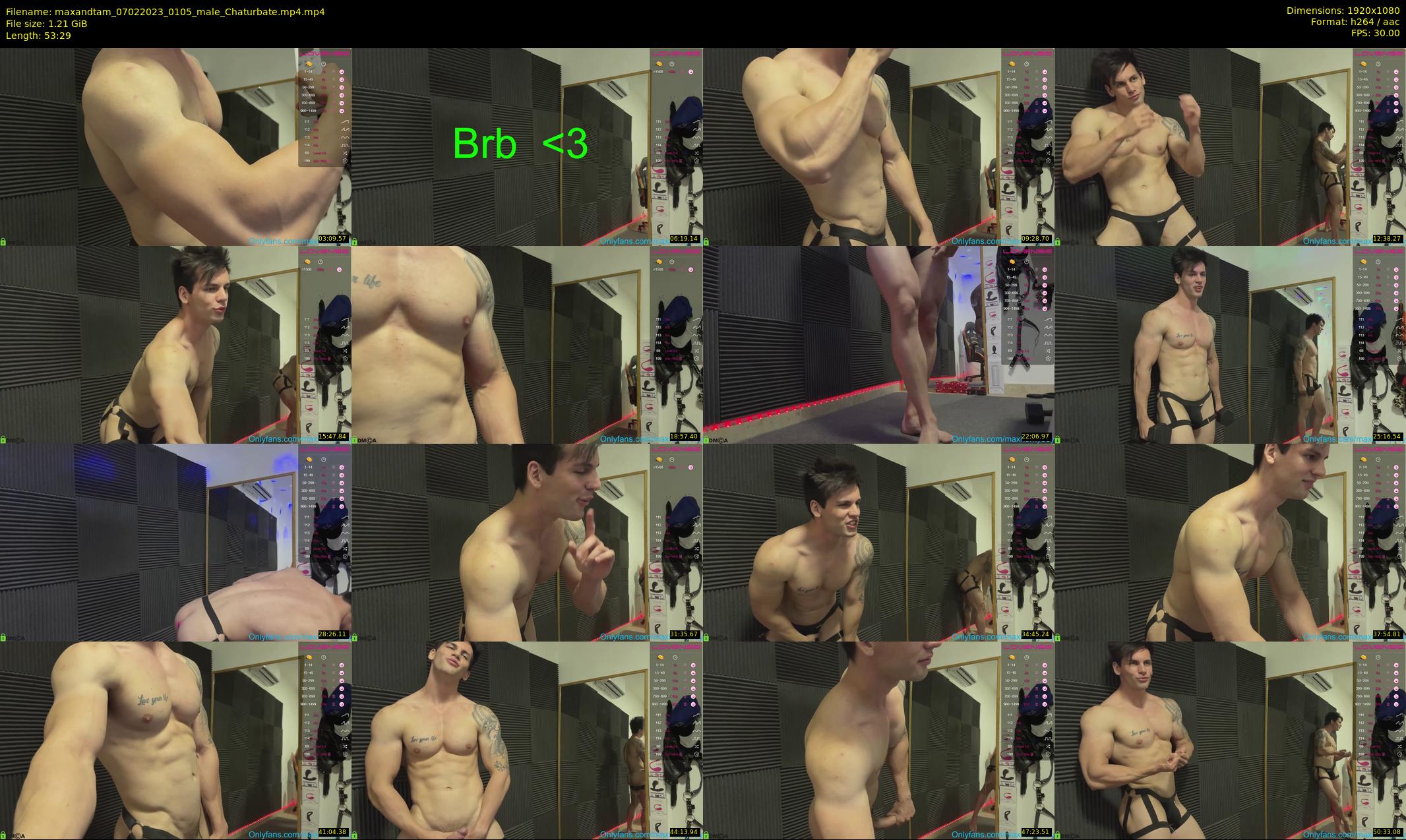 maxandtam — 54 minute Chaturbate couple cam show recording, 1080p, Feb 7, 2023