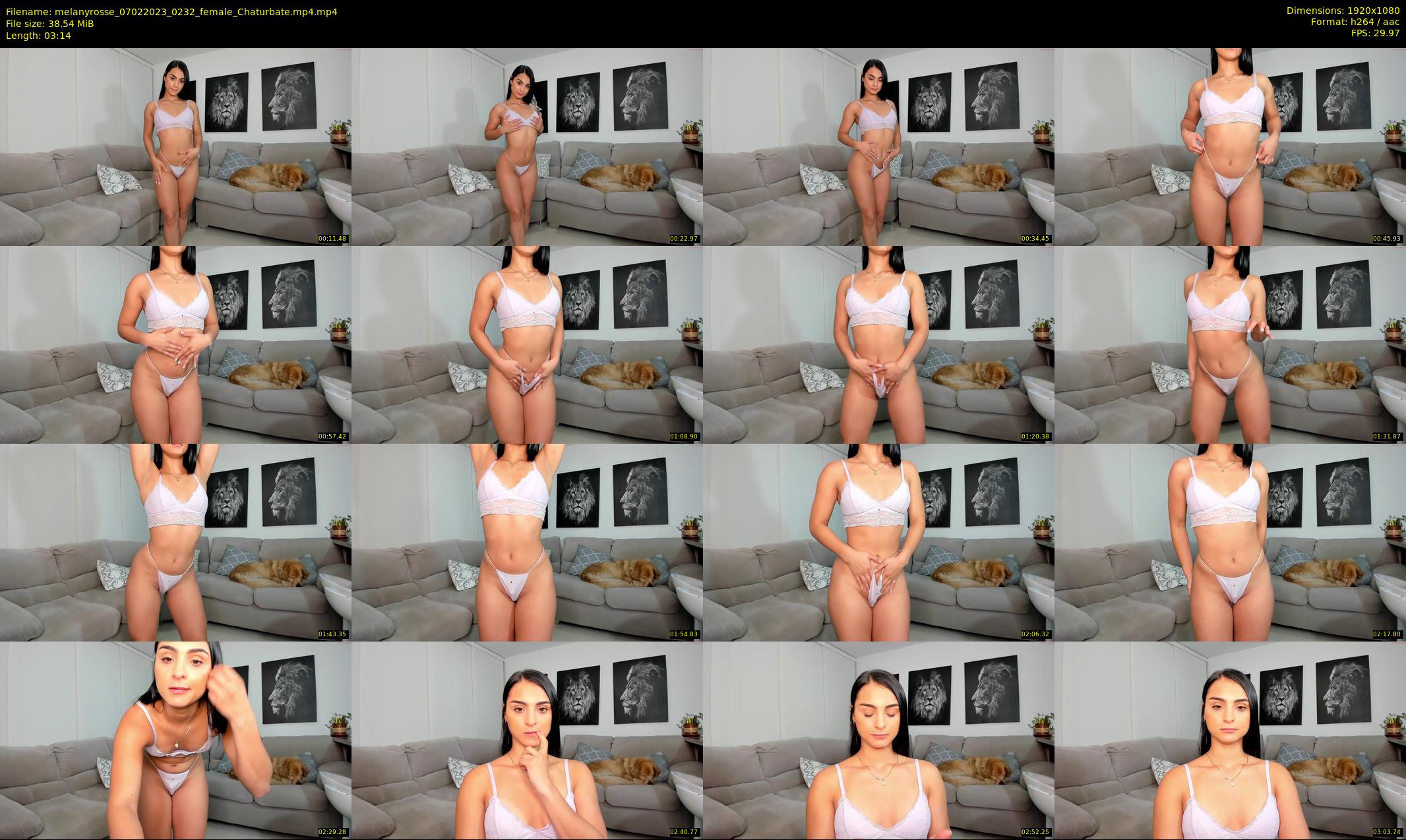 melanyrosse — 4 minute Chaturbate female cam show recording, 1080p, Feb 7, 2023