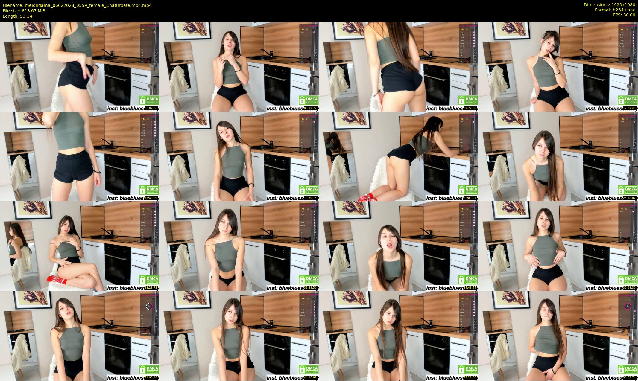 melondama — 54 minute Chaturbate female cam show recording, 1080p, Feb 6, 2023