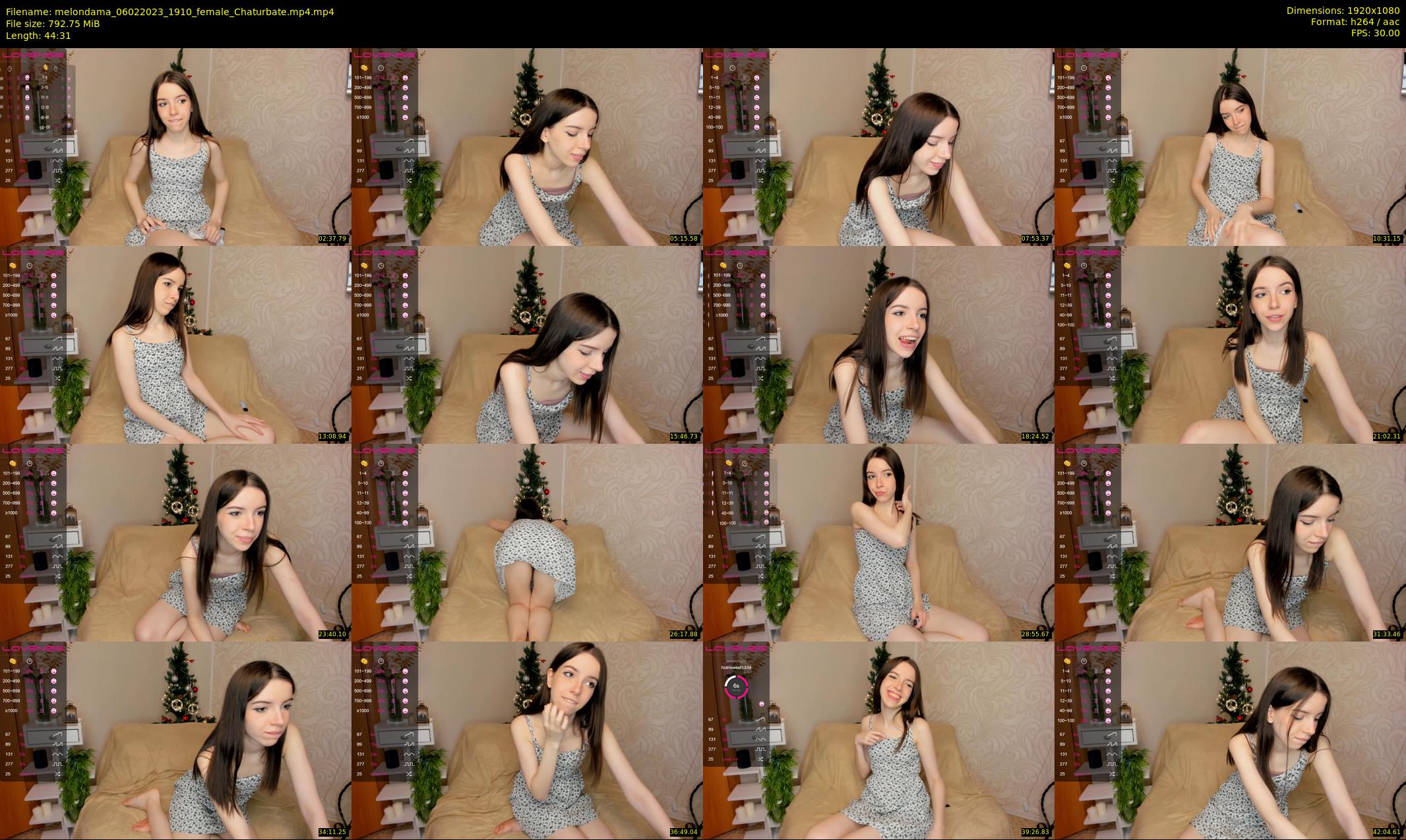 melondama — 45 minute Chaturbate female cam show recording, 1080p, Feb 6, 2023