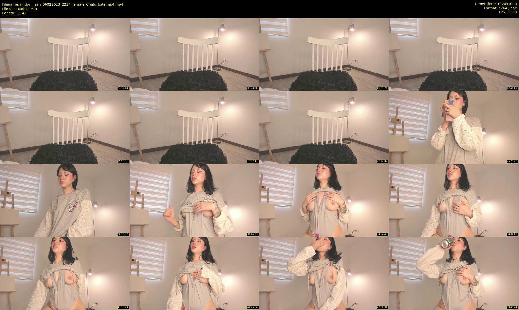 midori__san — 54 minute Chaturbate female cam show recording, 1080p, Feb 6, 2023