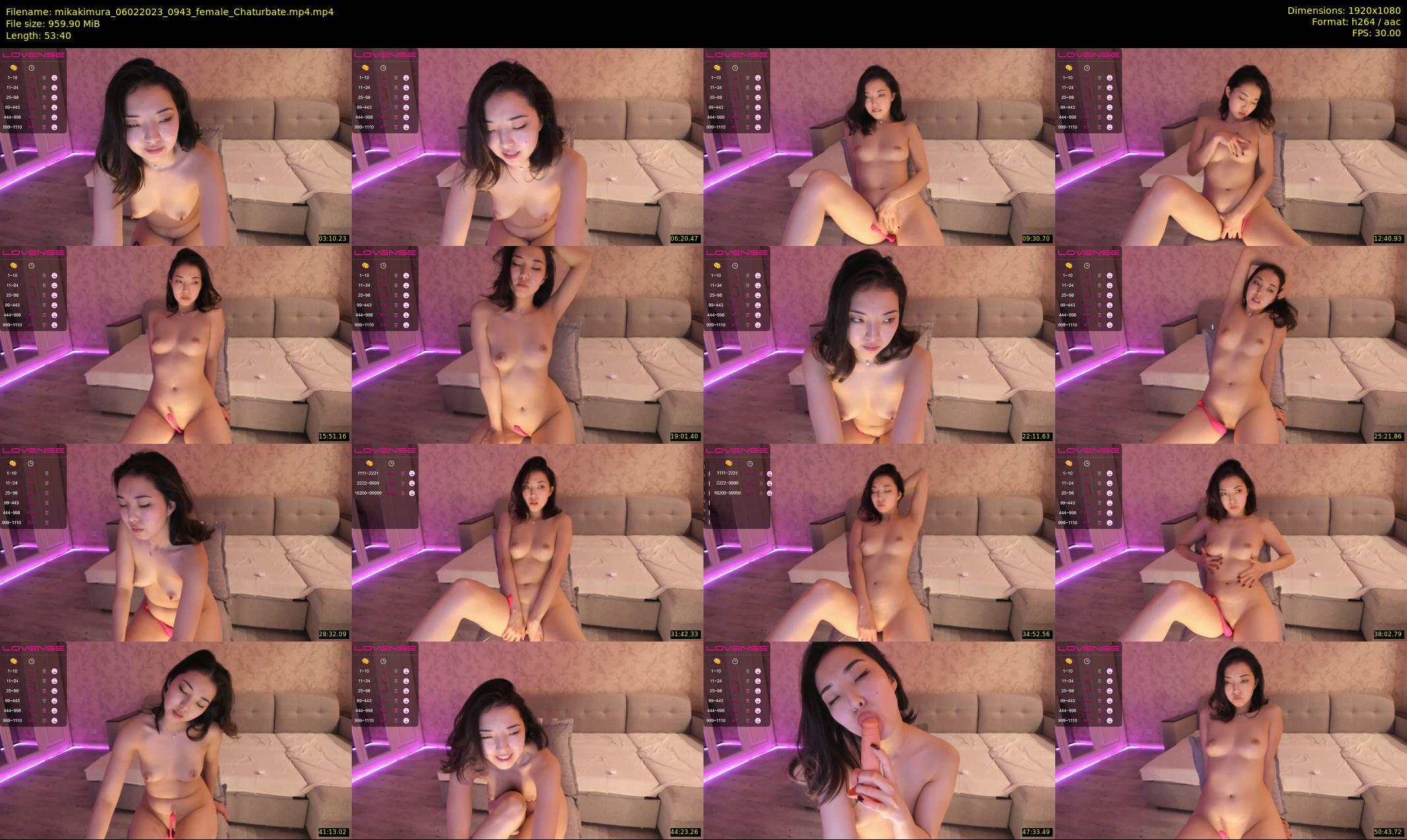 mikakimura — 54 minute Chaturbate female cam show recording, 1080p, Feb 6, 2023