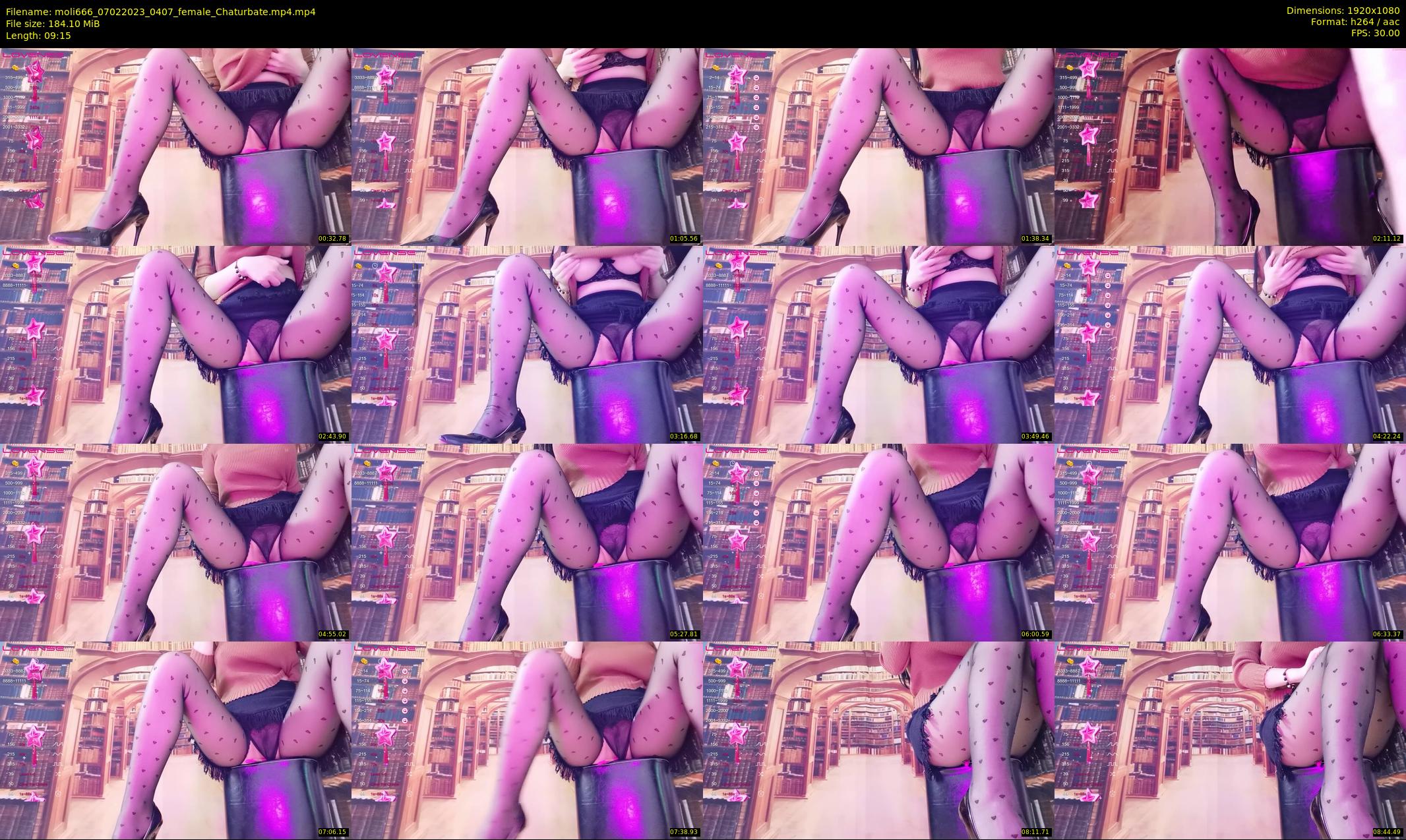moli666 — 10 minute Chaturbate female cam show recording, 1080p, Feb 7, 2023