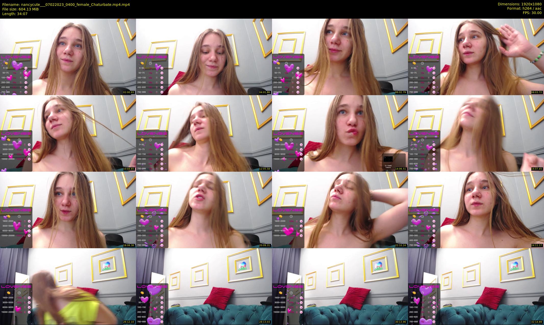 nancycute__ — 35 minute Chaturbate female cam show recording, 1080p, Feb 7, 2023