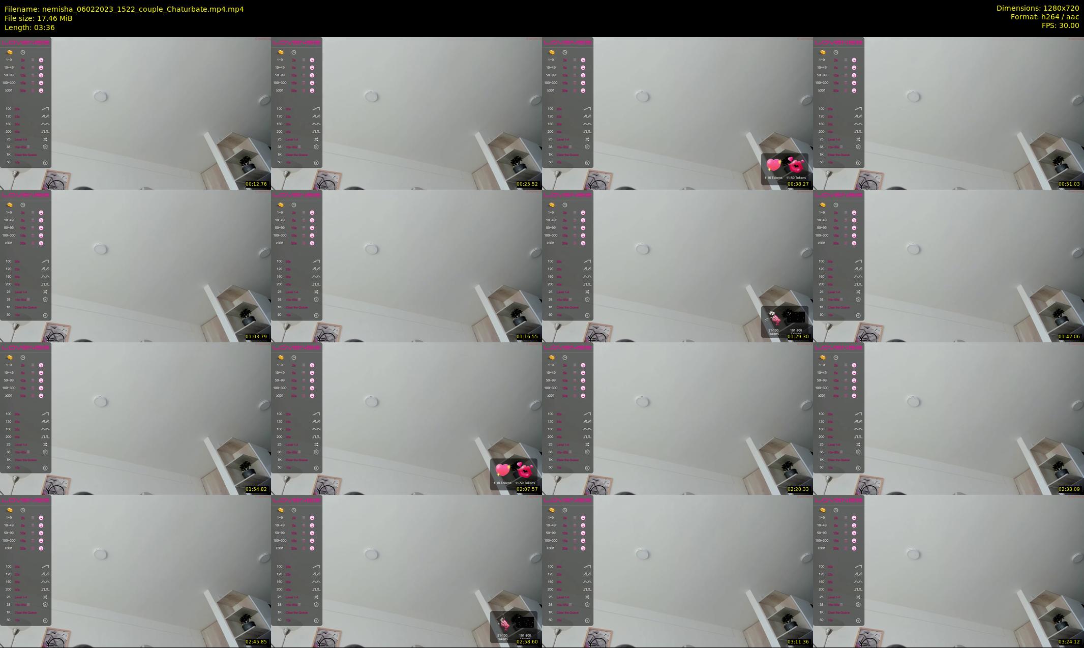 nemisha — 4 minute Chaturbate female cam show recording, 720p, Feb 6, 2023