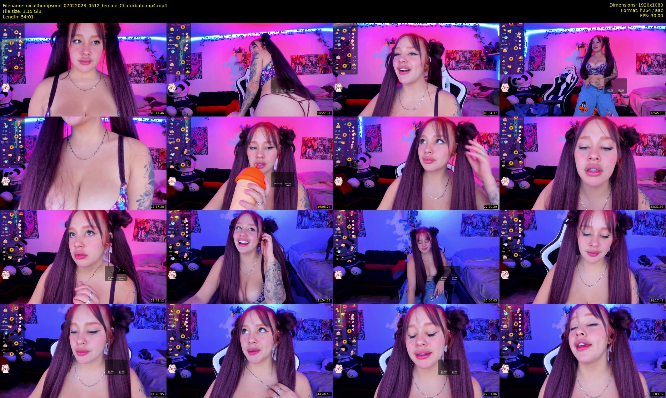 nicolthompsonn — 55 minute Chaturbate female cam show recording, 1080p, Feb 7, 2023