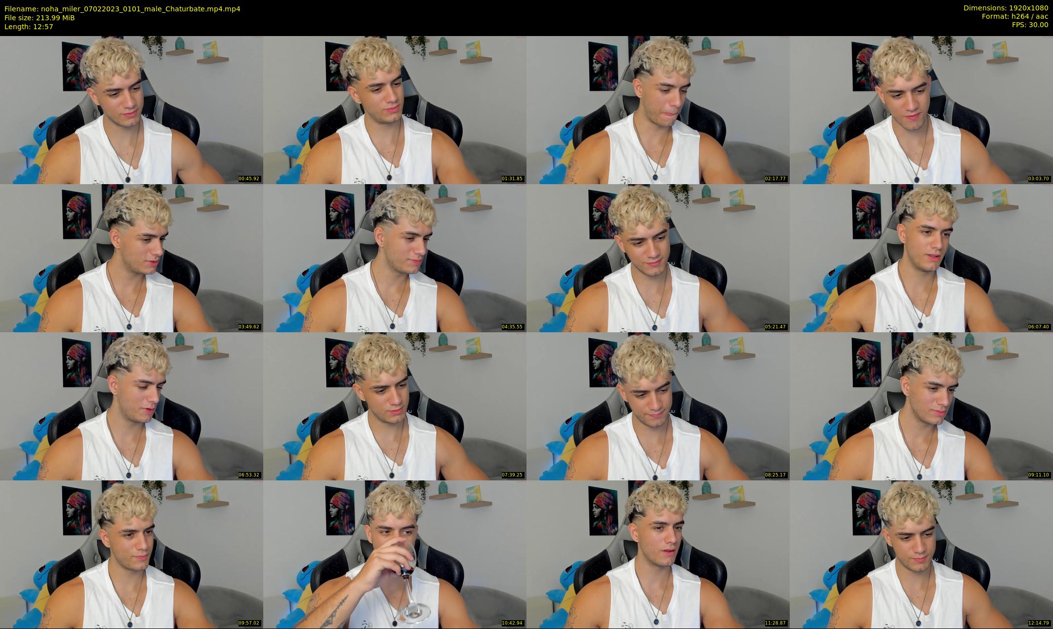 noha_miler — 13 minute Chaturbate male cam show recording, 1080p, Feb 7, 2023