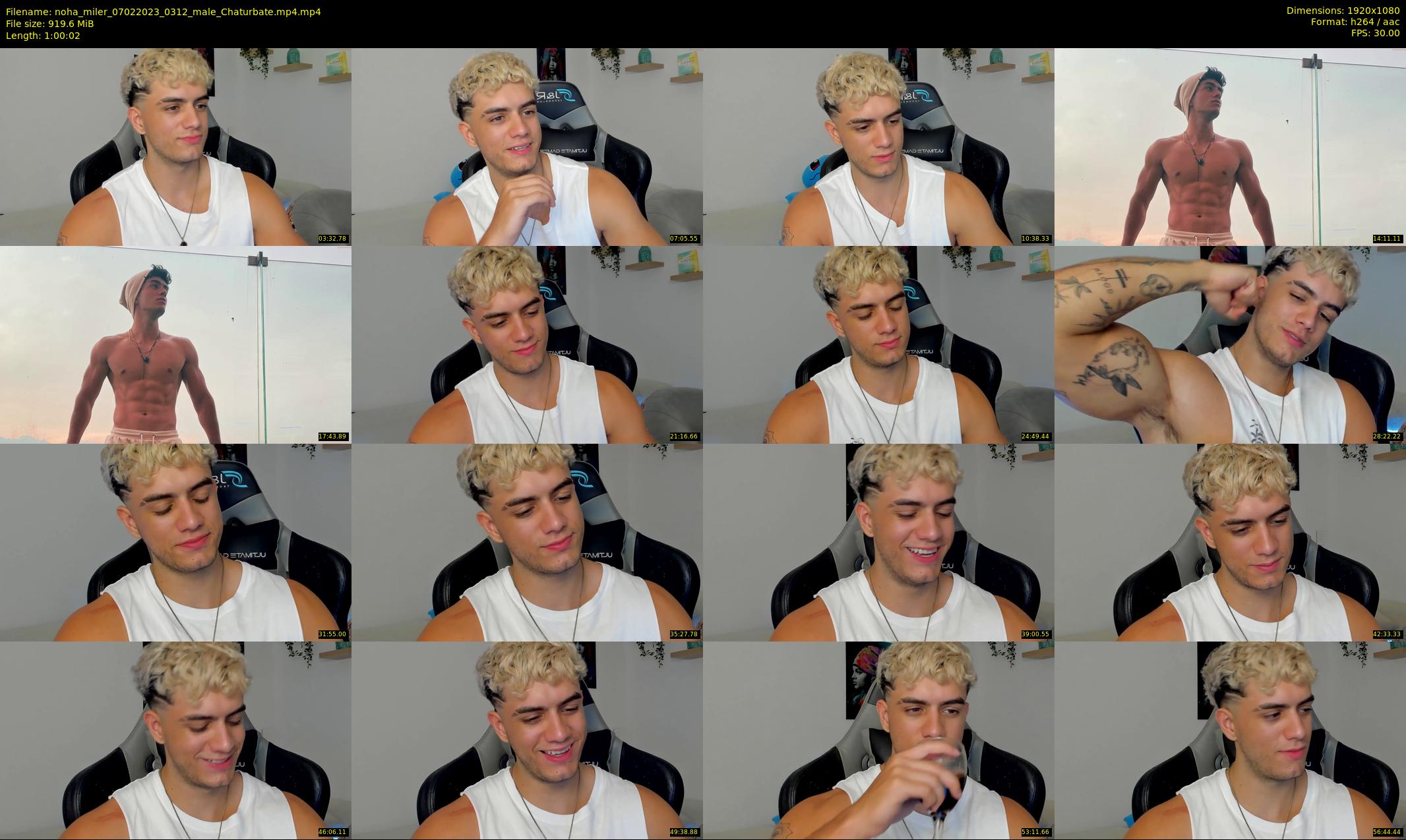 noha_miler — 61 minute Chaturbate male cam show recording, 1080p, Feb 7, 2023