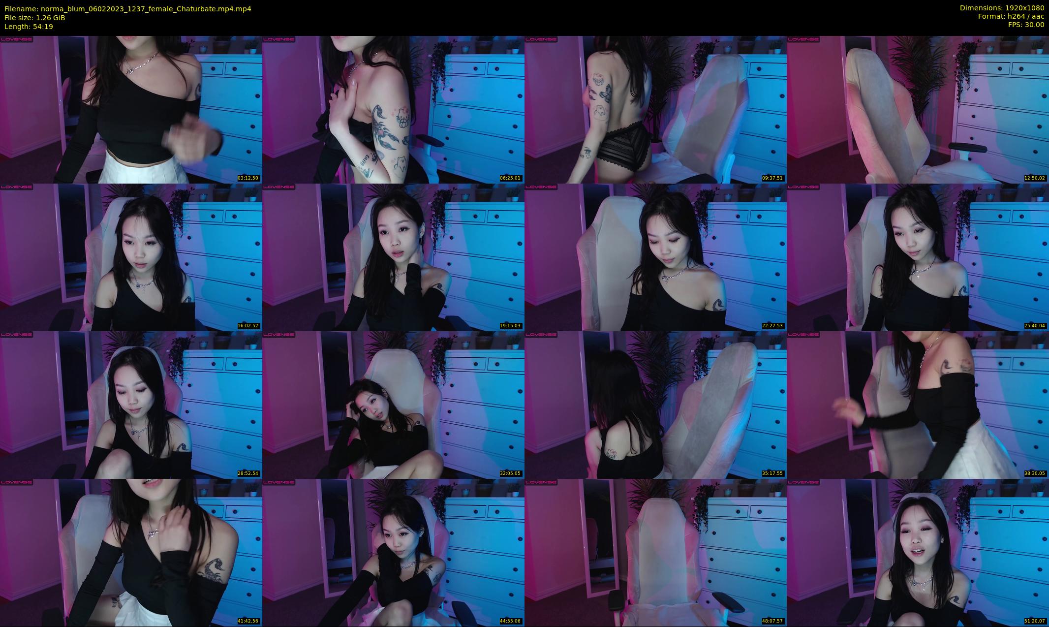 norma_blum — 55 minute Chaturbate female cam show recording, 1080p, Feb 6, 2023