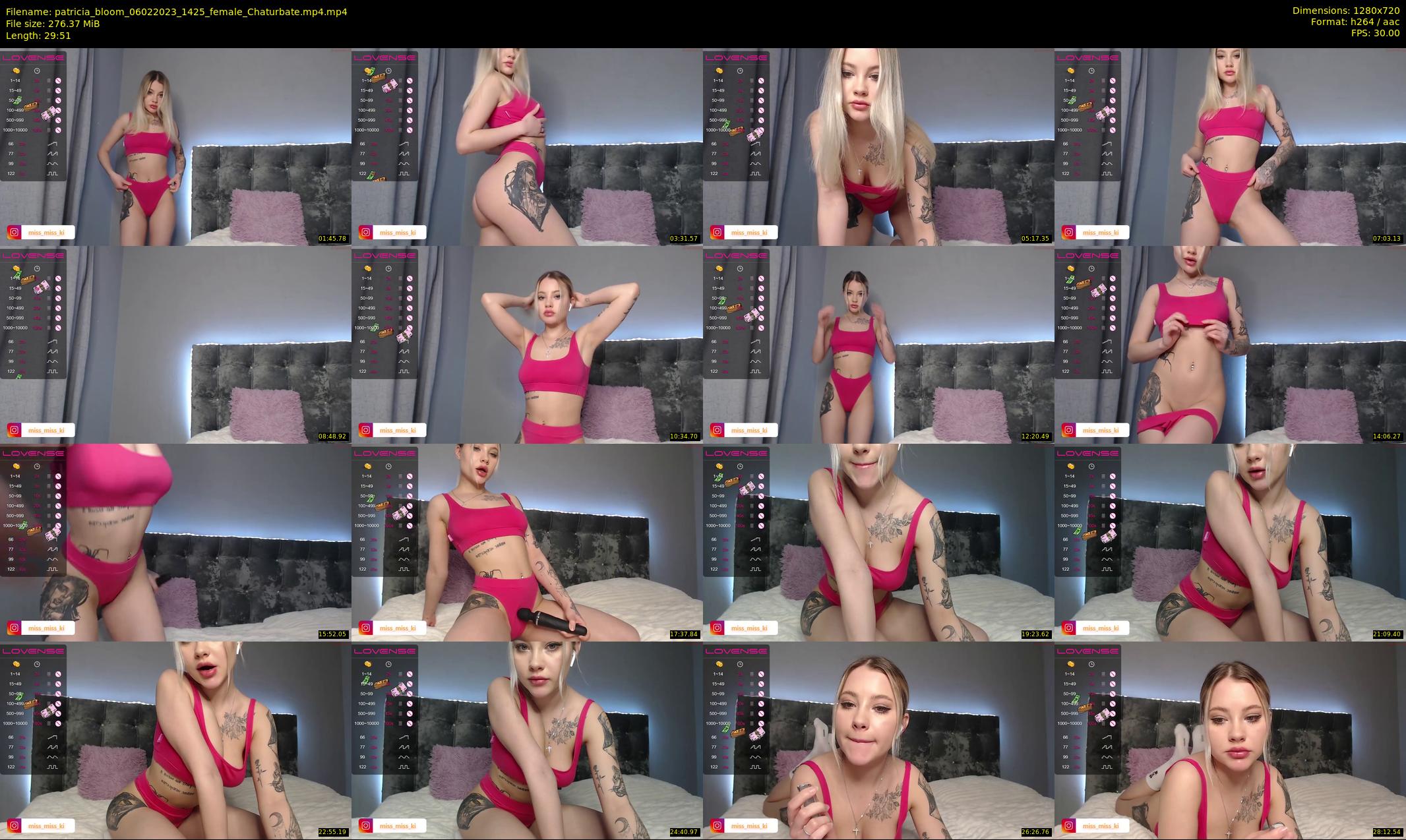 patricia_bloom — 30 minute Chaturbate female cam show recording, 720p, Feb 6, 2023