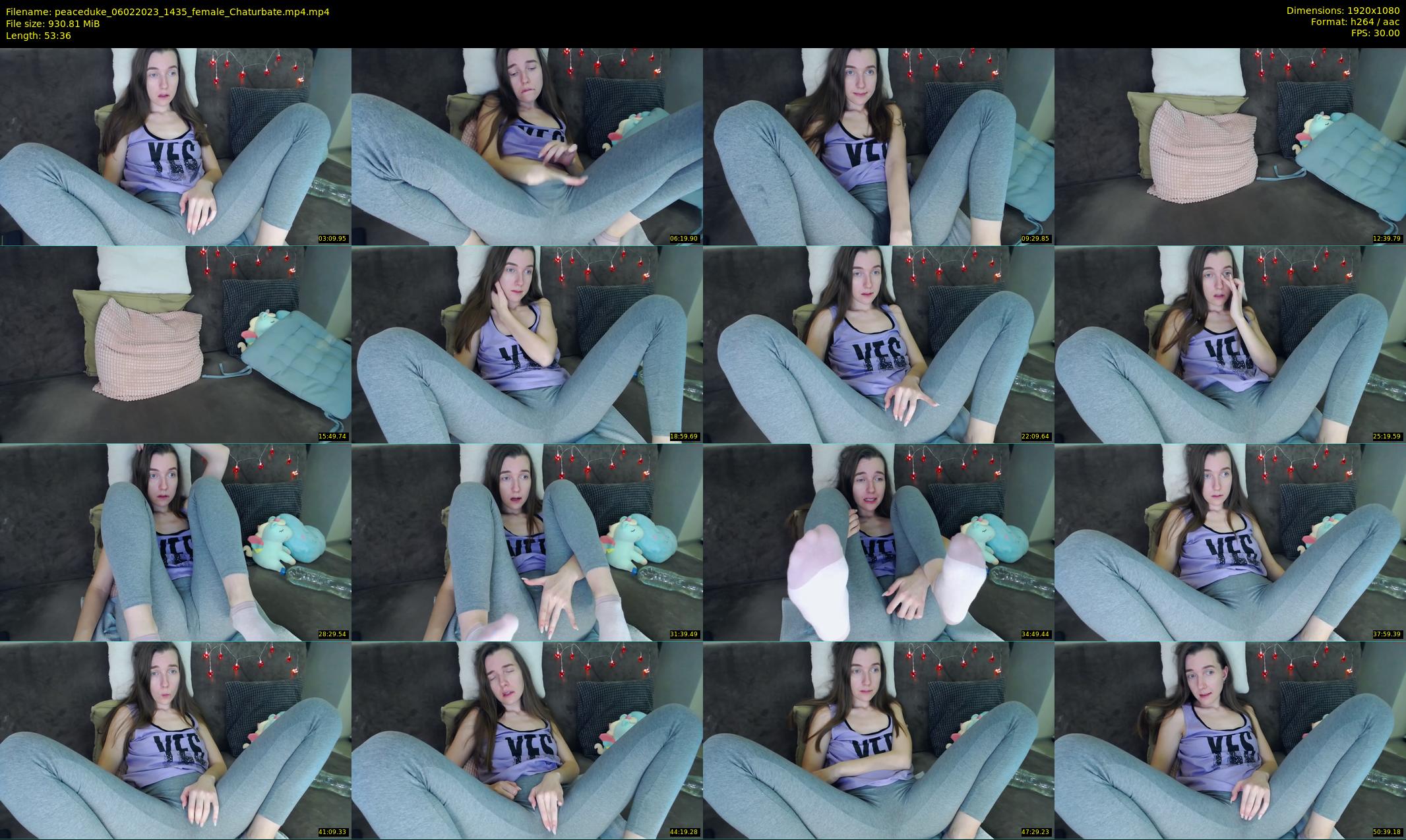 peaceduke — 54 minute Chaturbate female cam show recording, 1080p, Feb 6, 2023