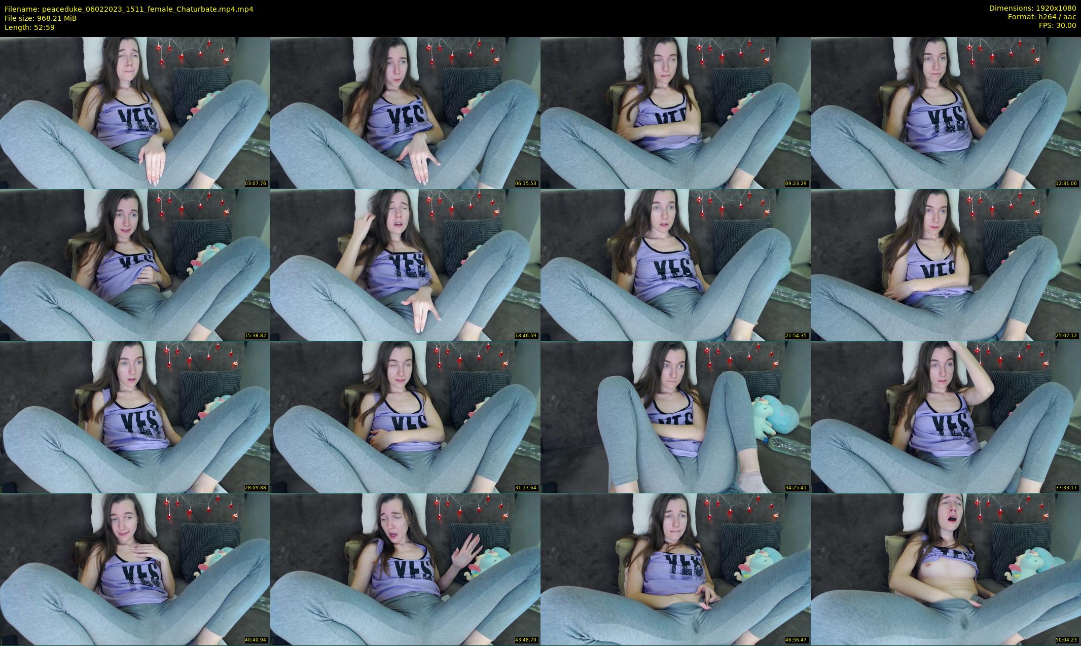 peaceduke — 53 minute Chaturbate female cam show recording, 1080p, Feb 6, 2023