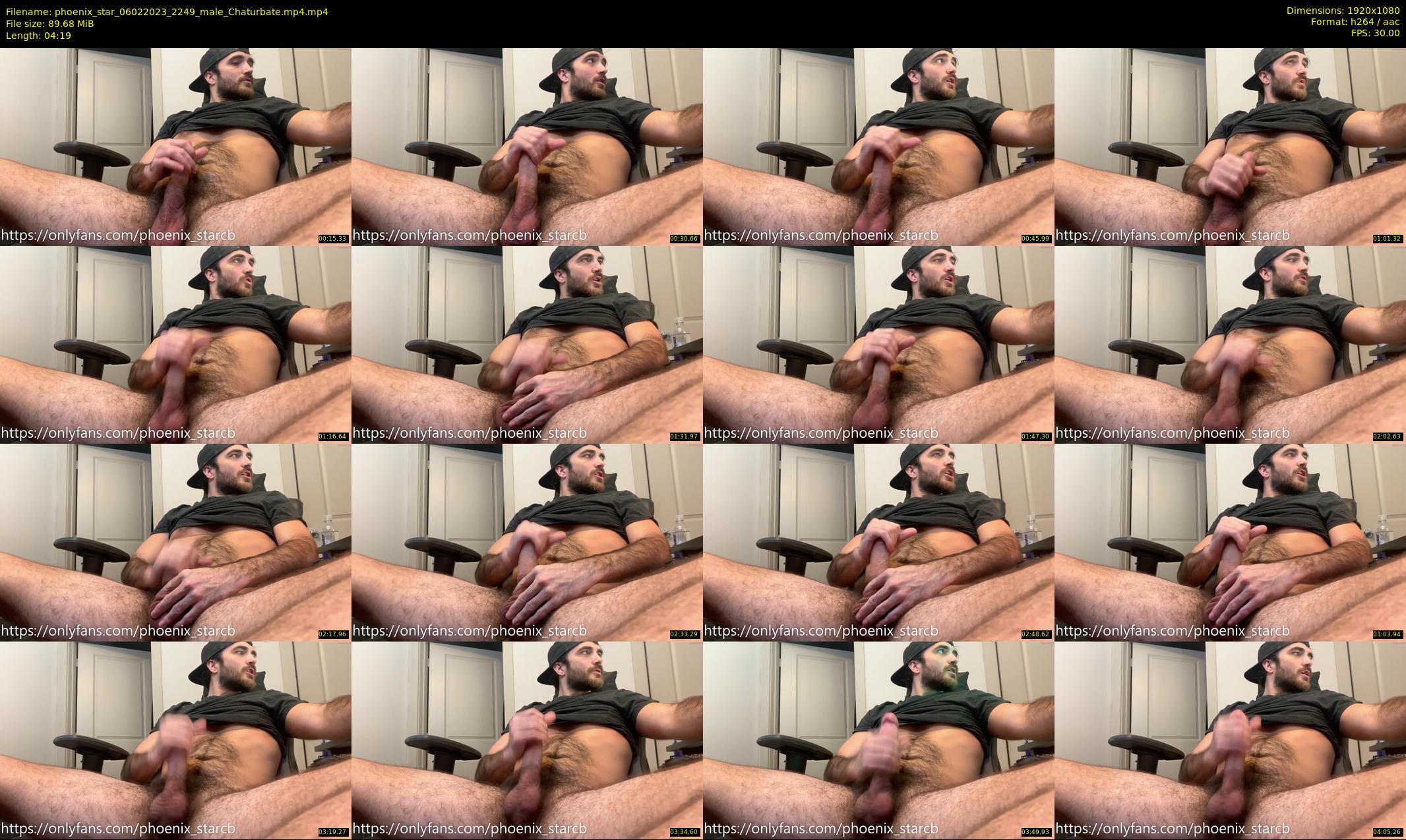 phoenix_star — 5 minute Chaturbate male cam show recording, 1080p, Feb 6, 2023