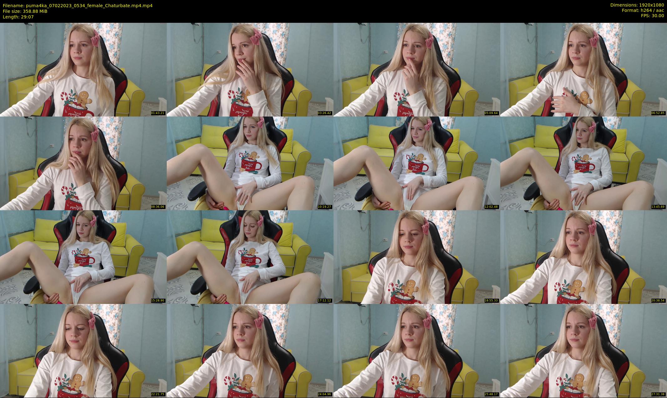 puma4ka — 30 minute Chaturbate female cam show recording, 1080p, Feb 7, 2023