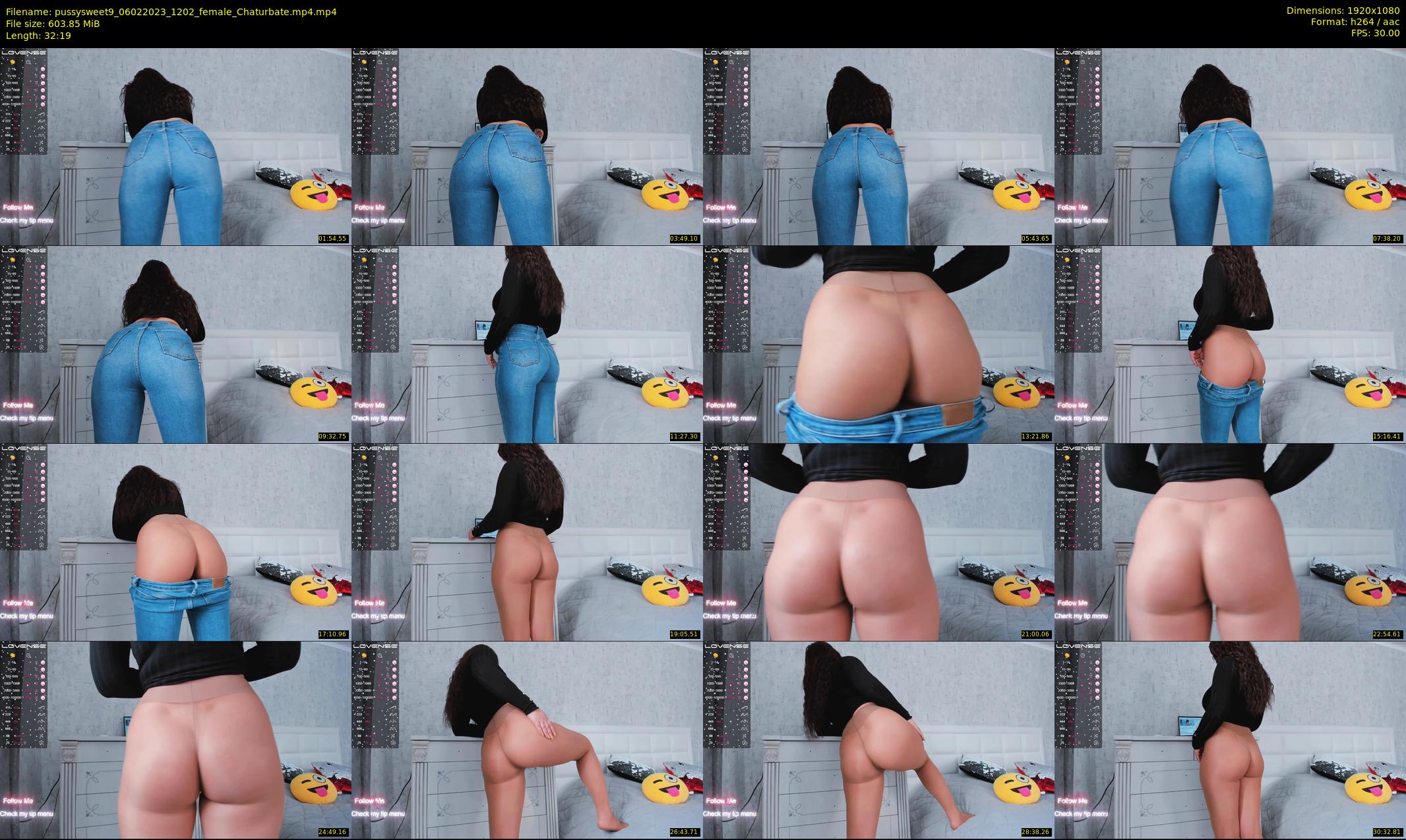 pussysweet9 — 33 minute Chaturbate female cam show recording, 1080p, Feb 6, 2023