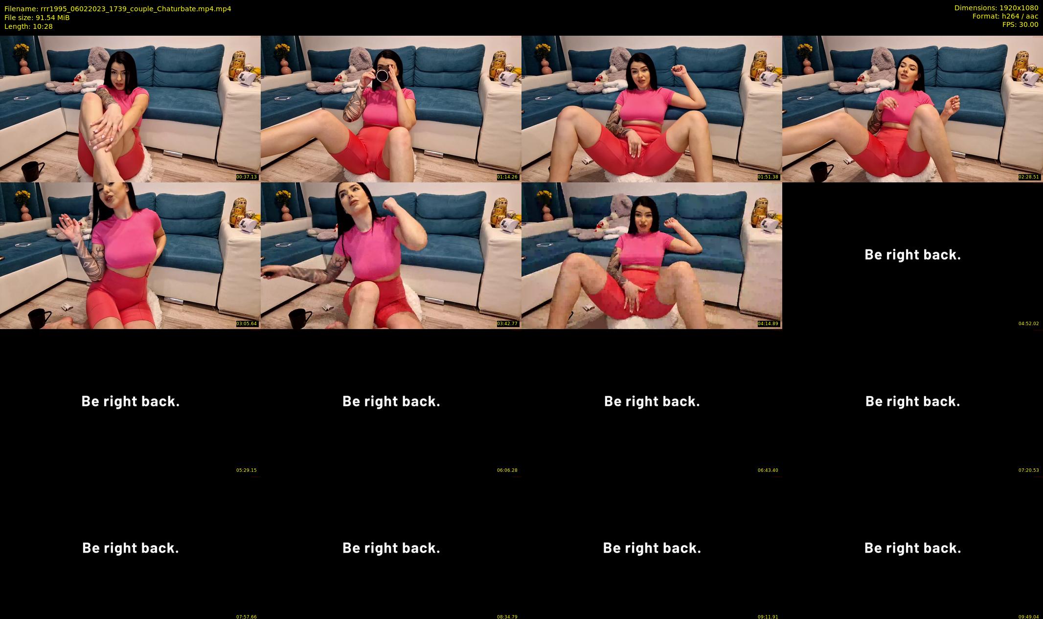 rrr1995 — 11 minute Chaturbate couple cam show recording, 1080p, Feb 6, 2023