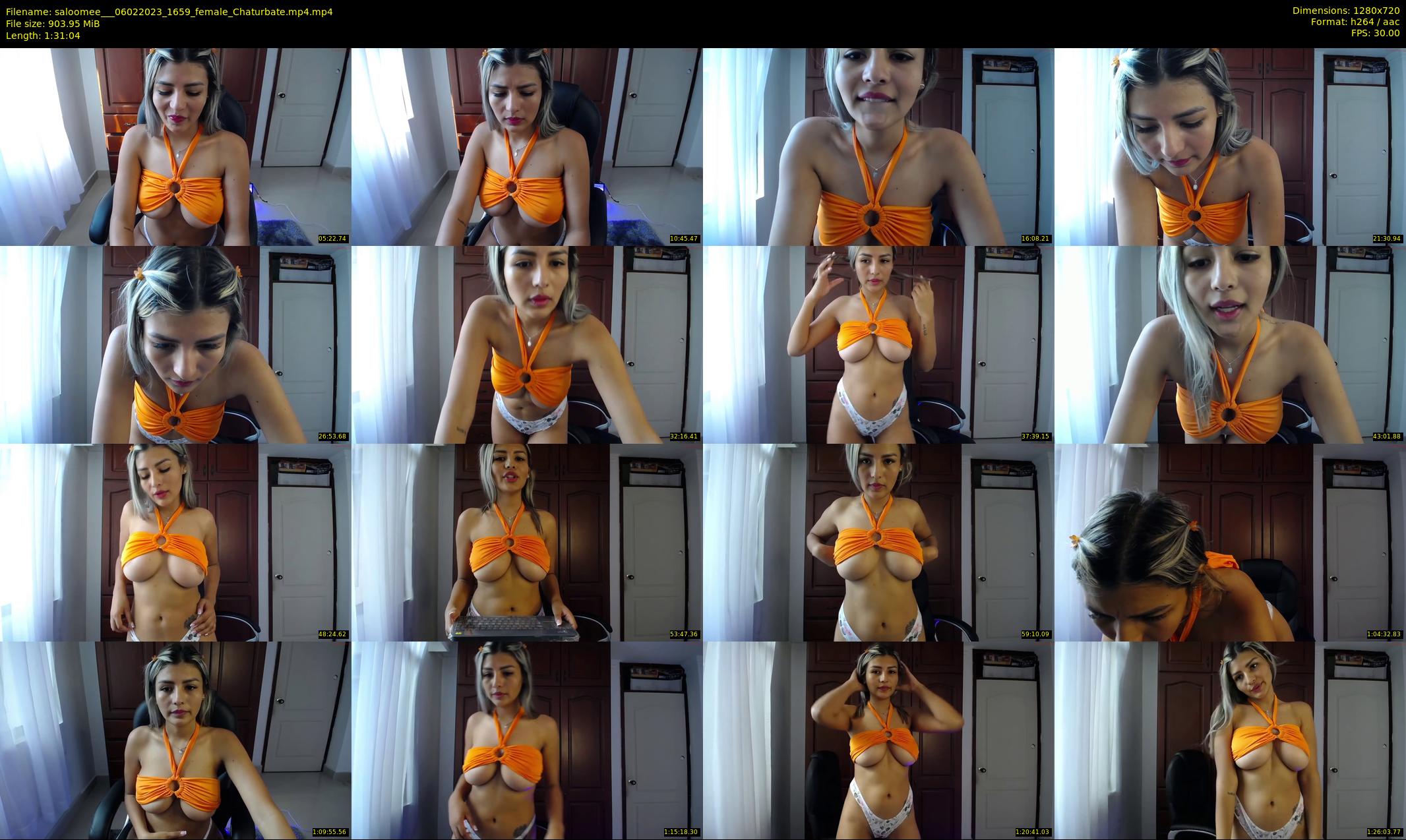 saloomee__ — 92 minute Chaturbate female cam show recording, 720p, Feb 6, 2023
