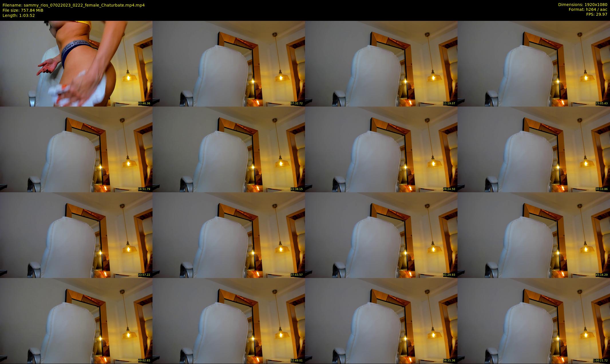 sammy_rios — 64 minute Chaturbate female cam show recording, 1080p, Feb 7, 2023