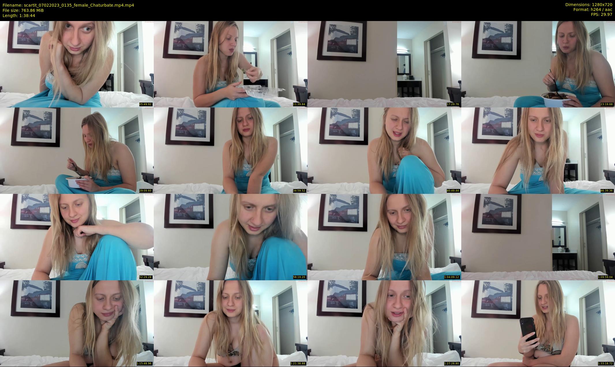 scartit — 99 minute Chaturbate female cam show recording, 720p, Feb 7, 2023