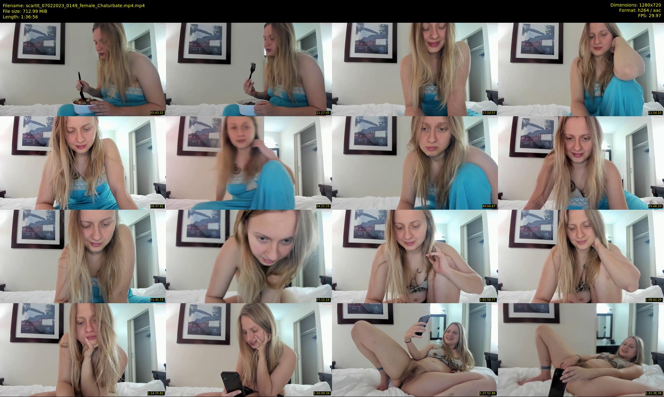 scartit — 97 minute Chaturbate female cam show recording, 720p, Feb 7, 2023