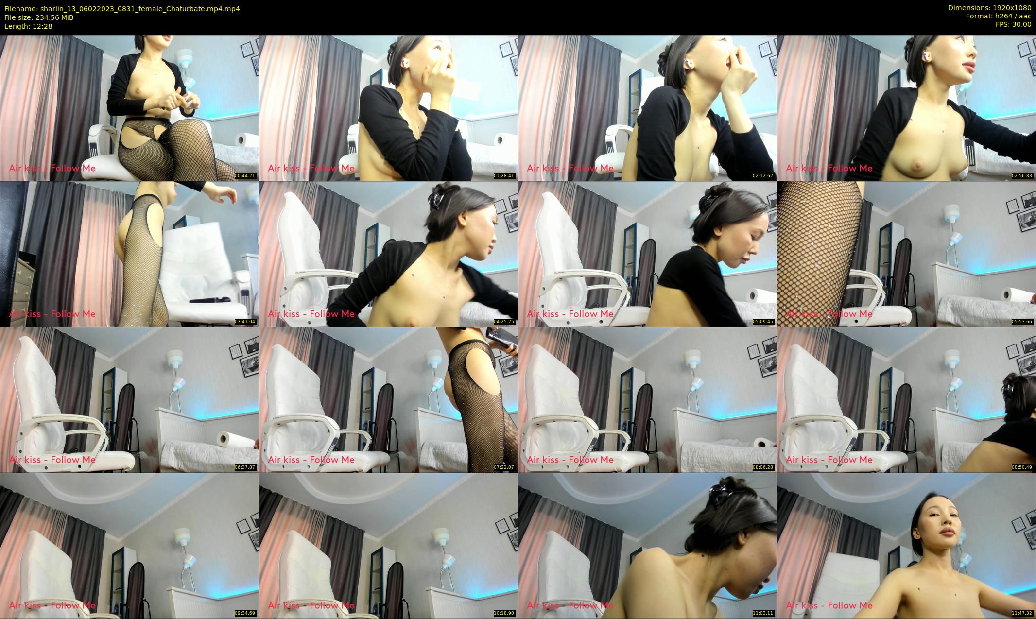 sharlin_13 — 13 minute Chaturbate female cam show recording, 1080p, Feb 6, 2023